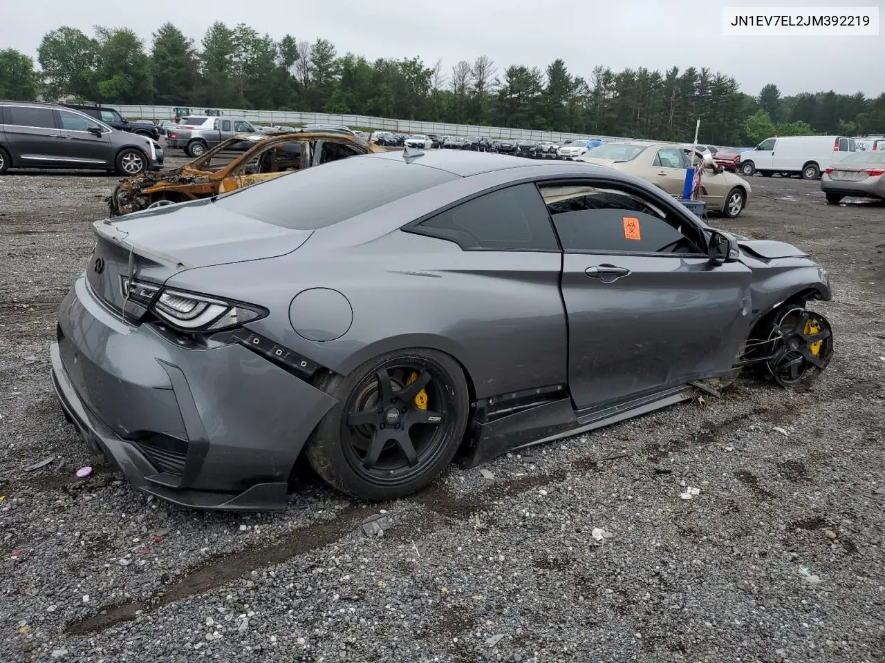 2018 Infiniti Q60 Luxe 300 VIN: JN1EV7EL2JM392219 Lot: 60970875