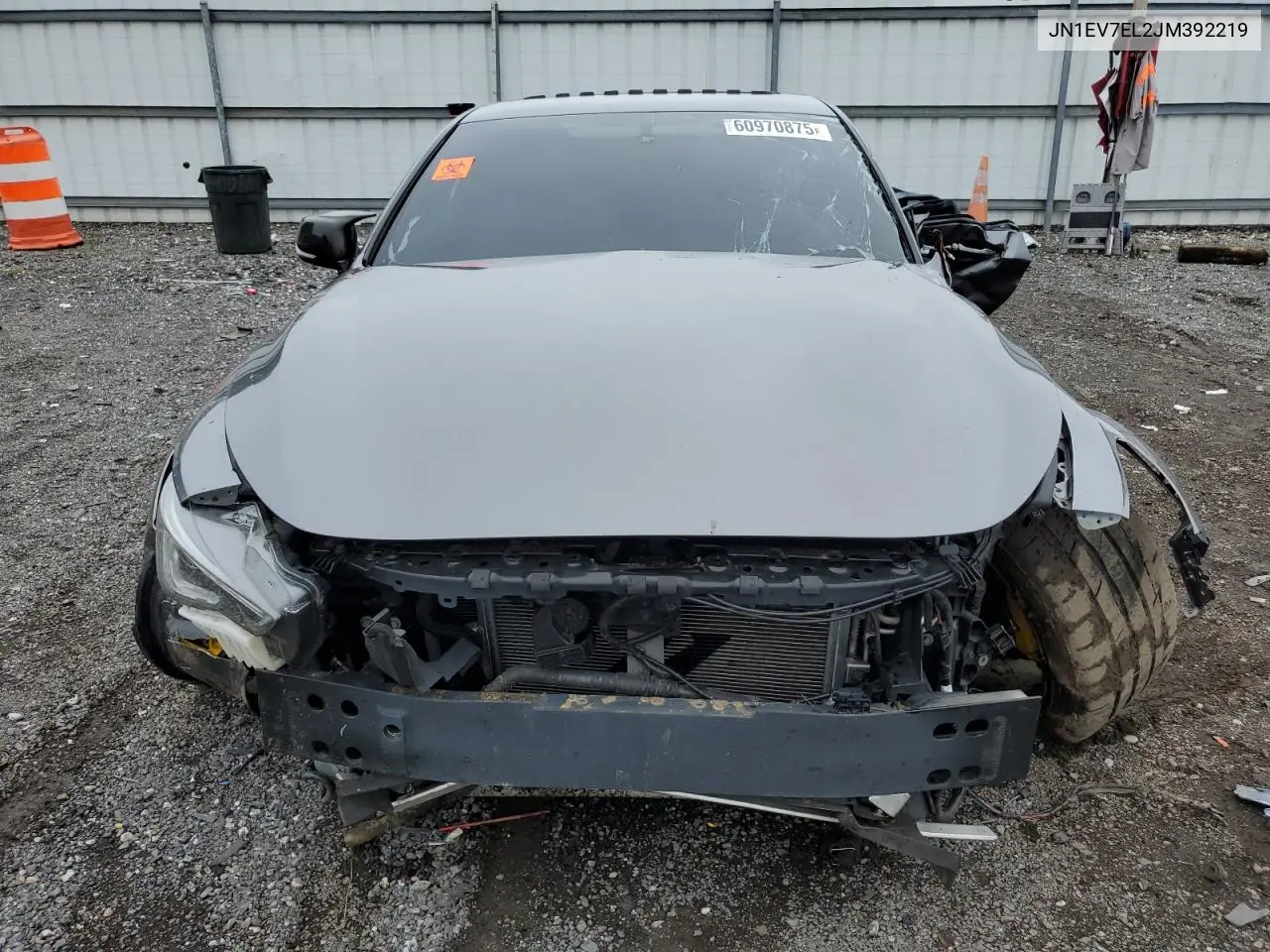2018 Infiniti Q60 Luxe 300 VIN: JN1EV7EL2JM392219 Lot: 60970875