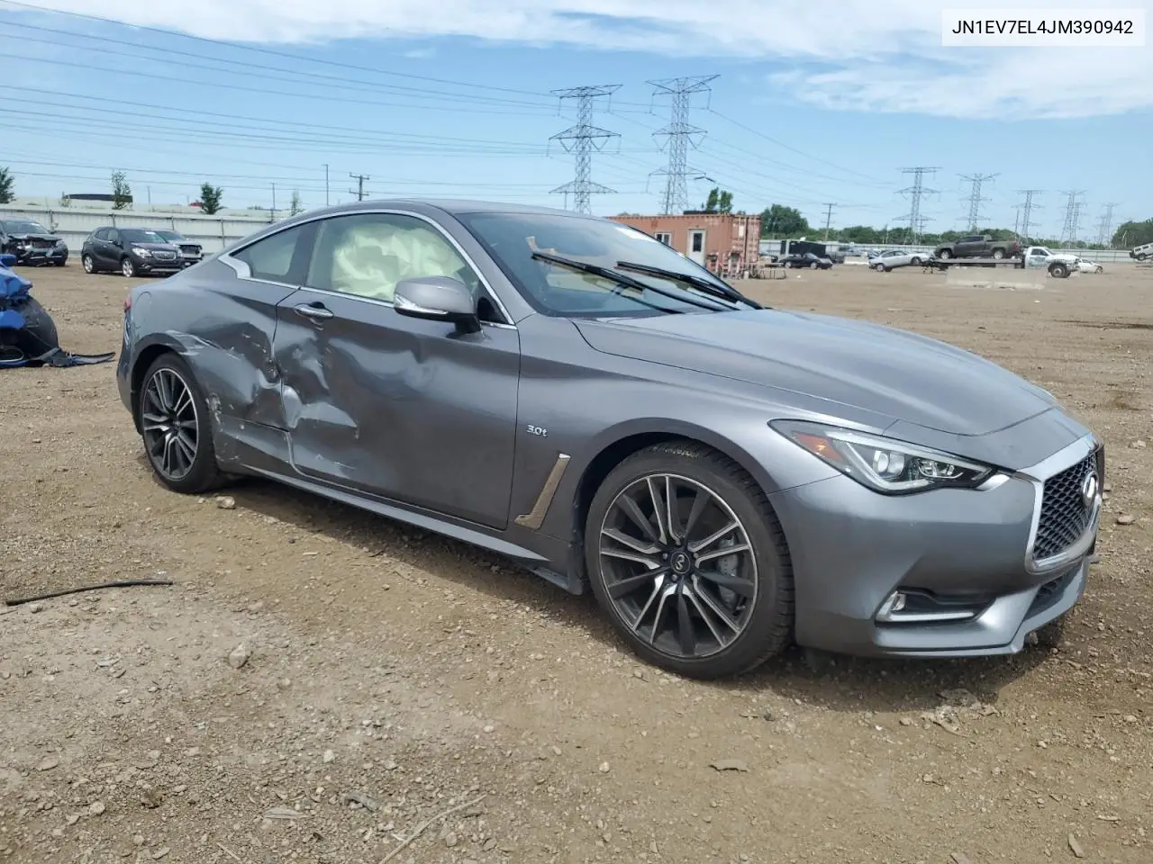 2018 Infiniti Q60 Luxe 300 VIN: JN1EV7EL4JM390942 Lot: 61416705