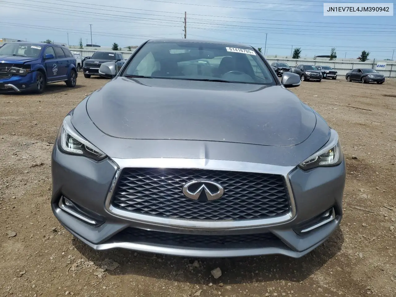 2018 Infiniti Q60 Luxe 300 VIN: JN1EV7EL4JM390942 Lot: 61416705