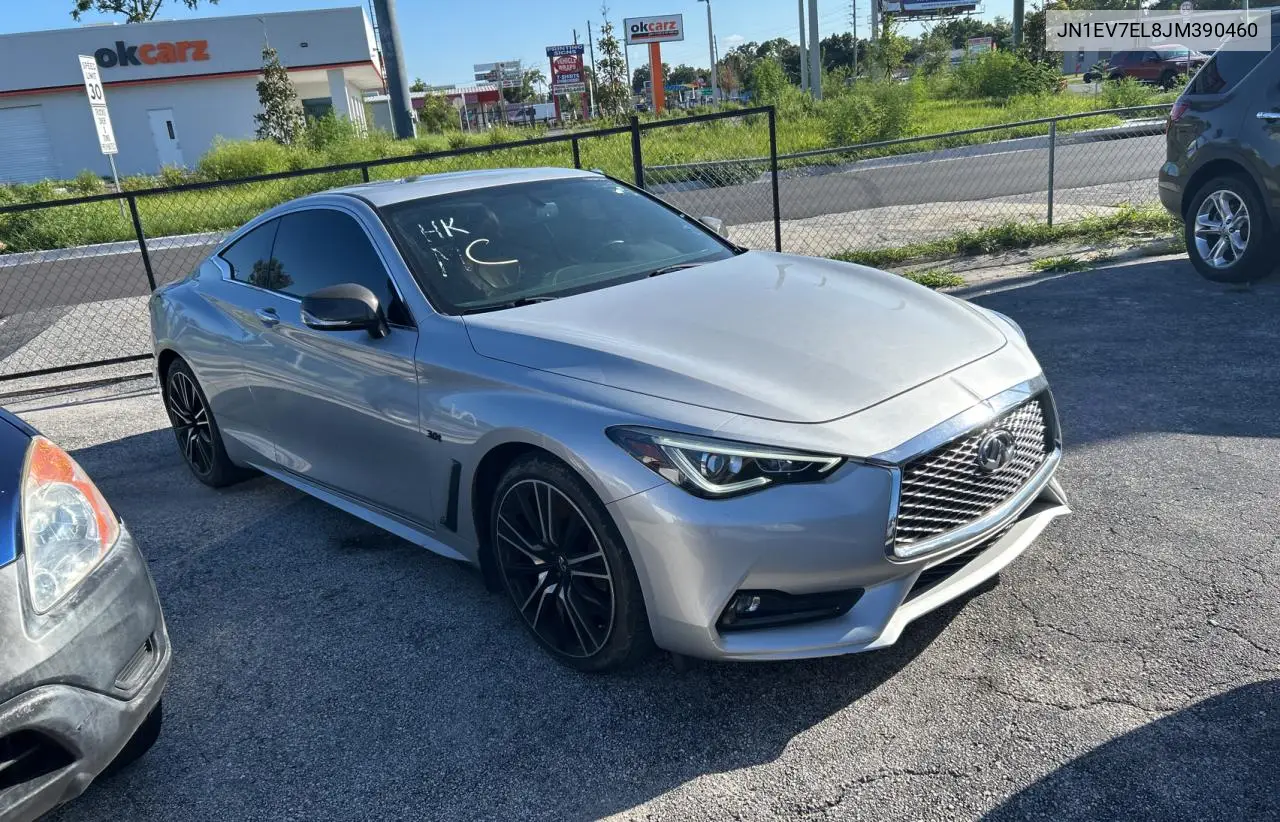 2018 Infiniti Q60 Luxe 300 VIN: JN1EV7EL8JM390460 Lot: 61693055