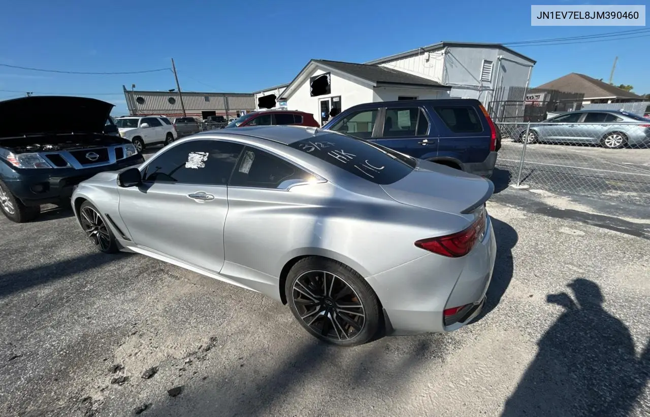 2018 Infiniti Q60 Luxe 300 VIN: JN1EV7EL8JM390460 Lot: 61693055