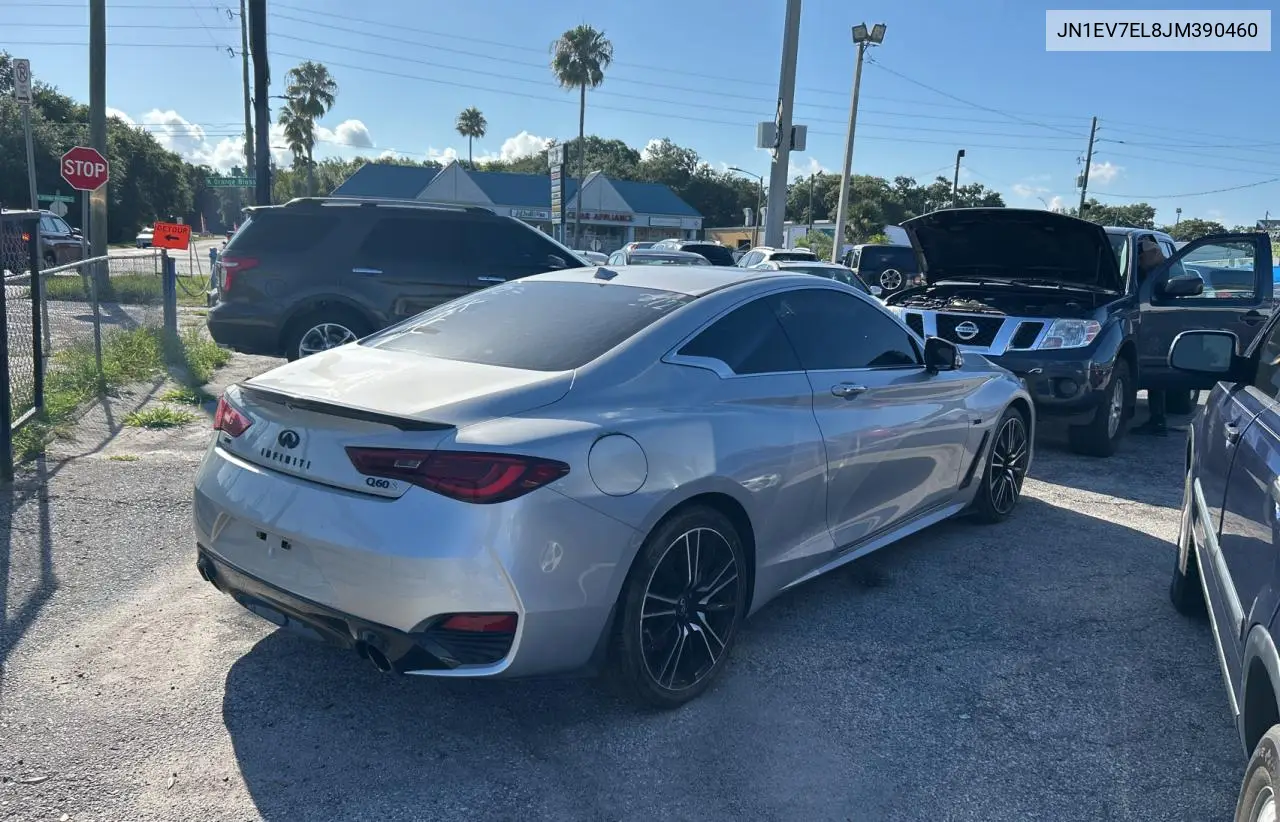 2018 Infiniti Q60 Luxe 300 VIN: JN1EV7EL8JM390460 Lot: 61693055