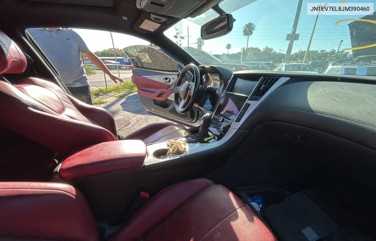 2018 Infiniti Q60 Luxe 300 VIN: JN1EV7EL8JM390460 Lot: 61693055