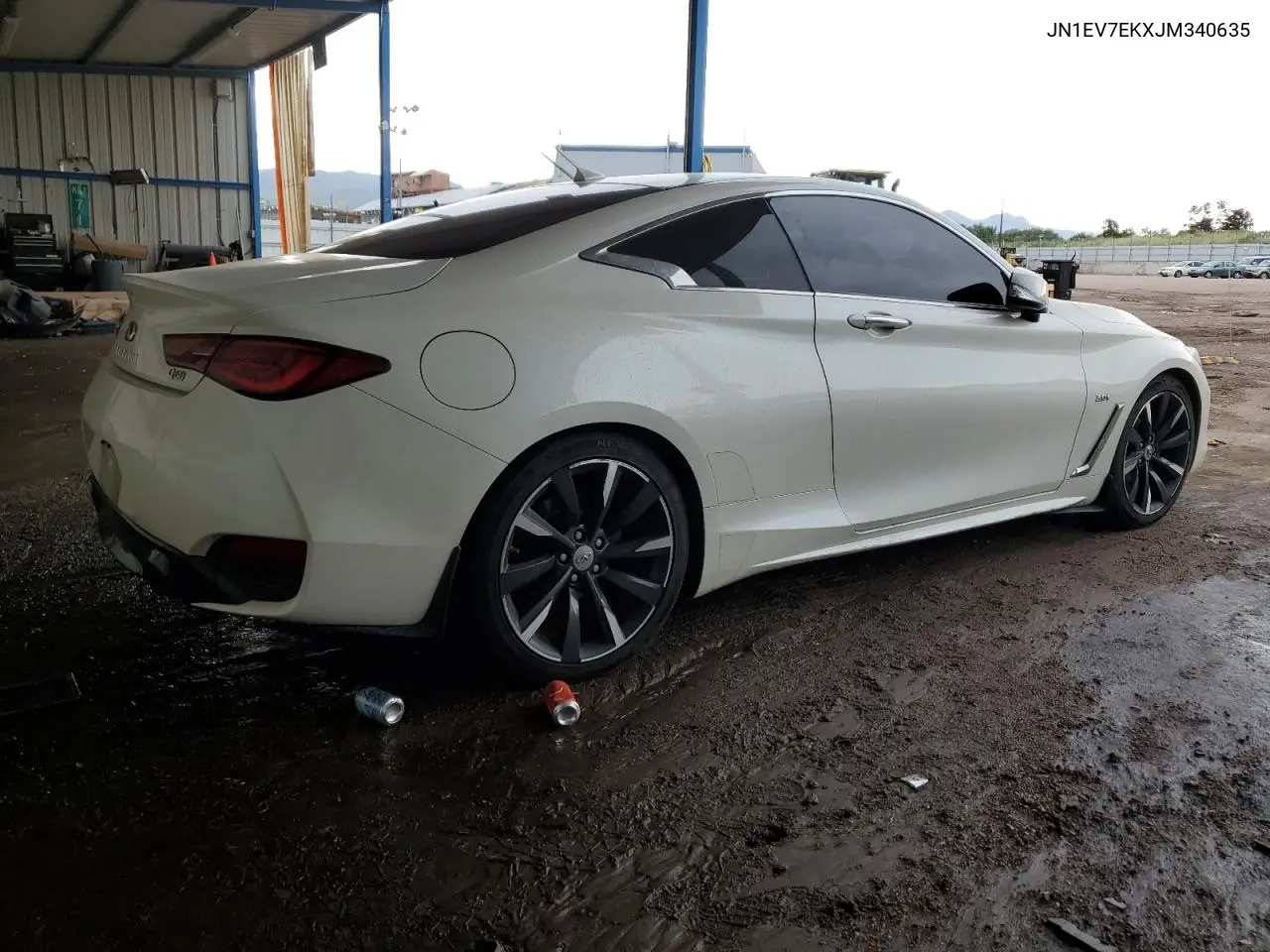 2018 Infiniti Q60 Luxe 300 VIN: JN1EV7EKXJM340635 Lot: 62198695