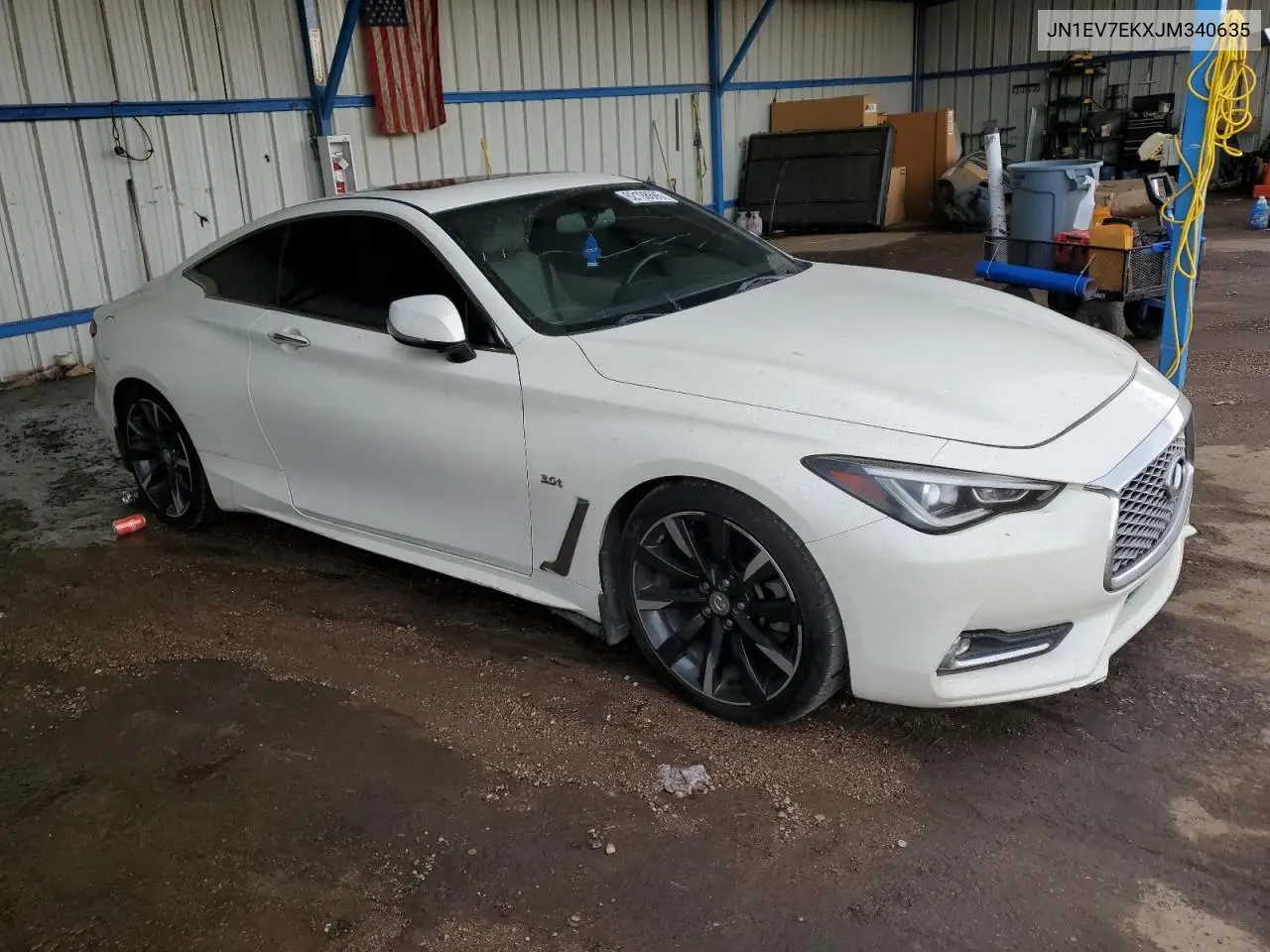 2018 Infiniti Q60 Luxe 300 VIN: JN1EV7EKXJM340635 Lot: 62198695