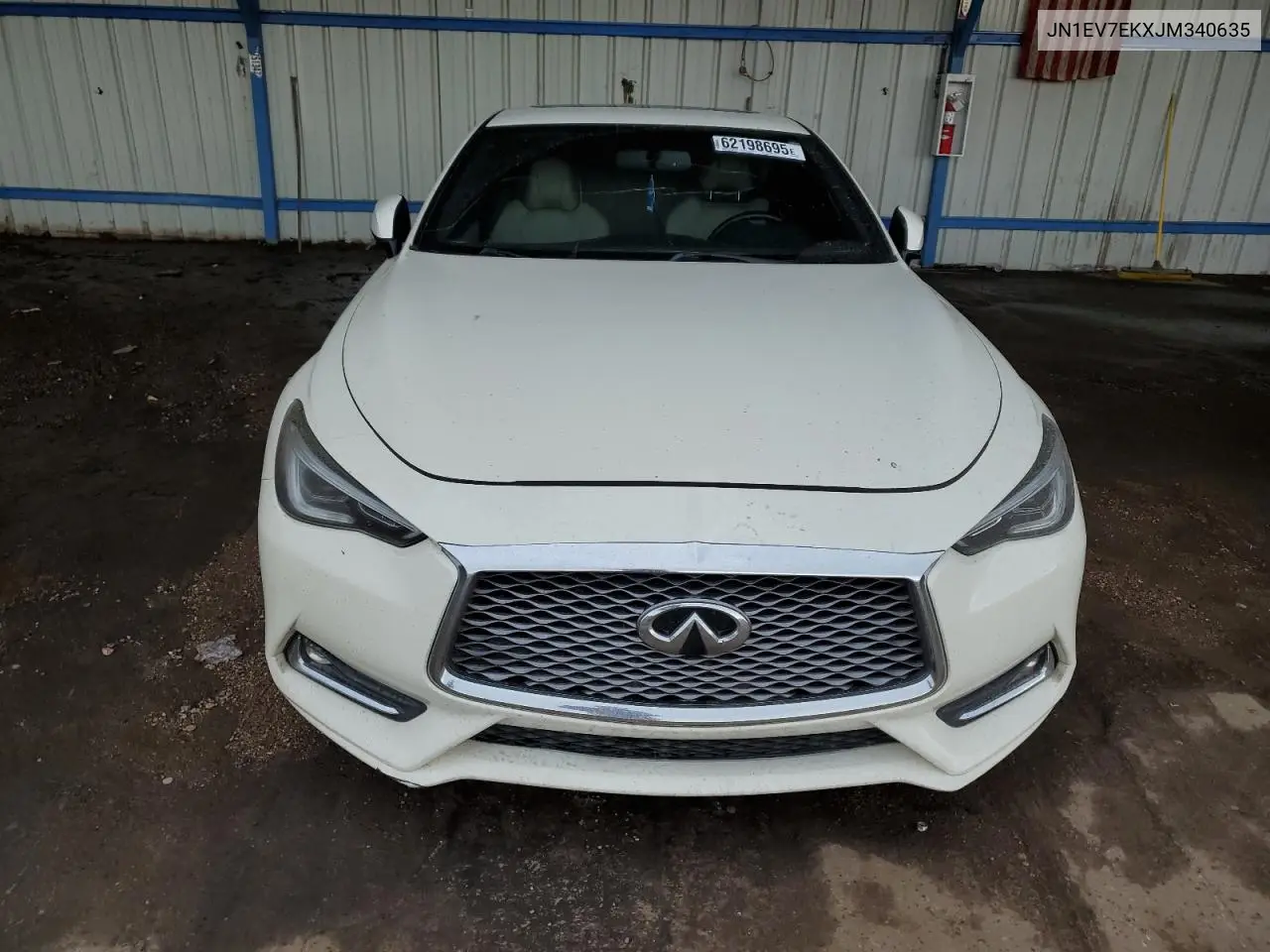 2018 Infiniti Q60 Luxe 300 VIN: JN1EV7EKXJM340635 Lot: 62198695