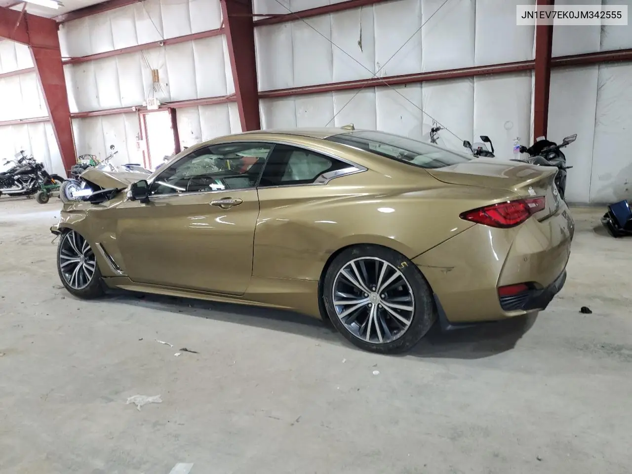 2018 Infiniti Q60 Luxe 300 VIN: JN1EV7EK0JM342555 Lot: 62210795
