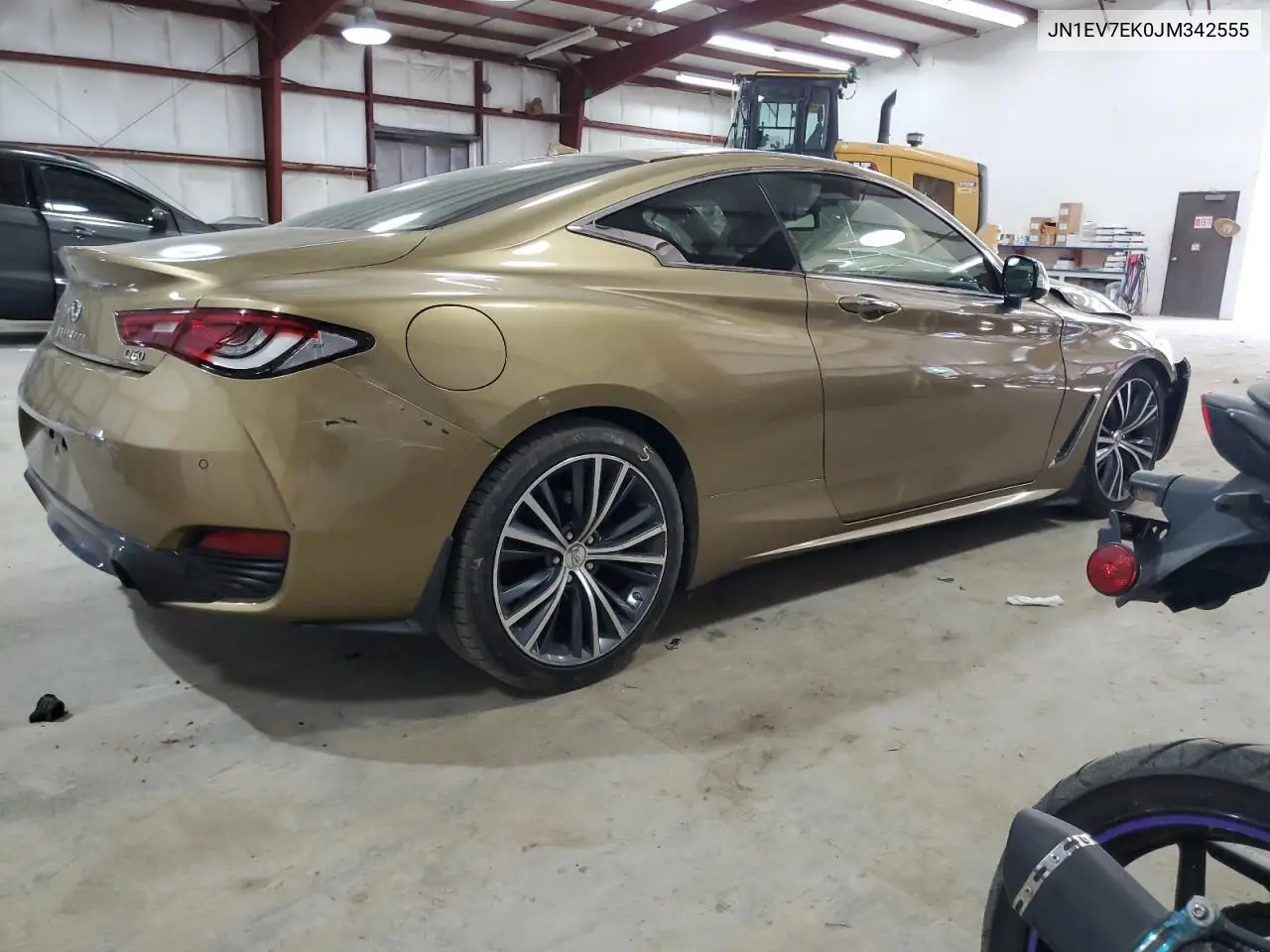 2018 Infiniti Q60 Luxe 300 VIN: JN1EV7EK0JM342555 Lot: 62210795