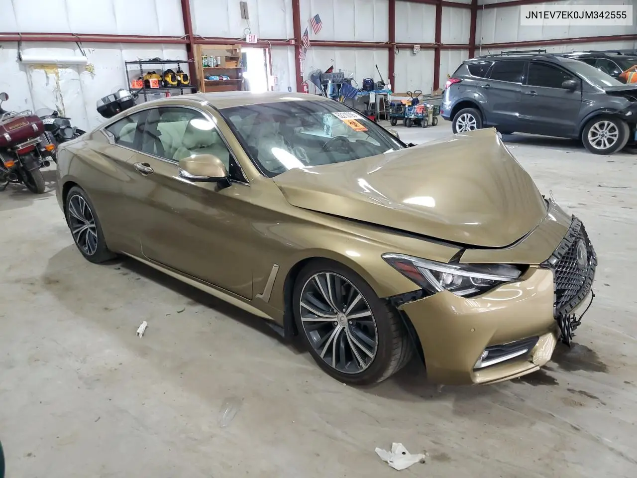 2018 Infiniti Q60 Luxe 300 VIN: JN1EV7EK0JM342555 Lot: 62210795