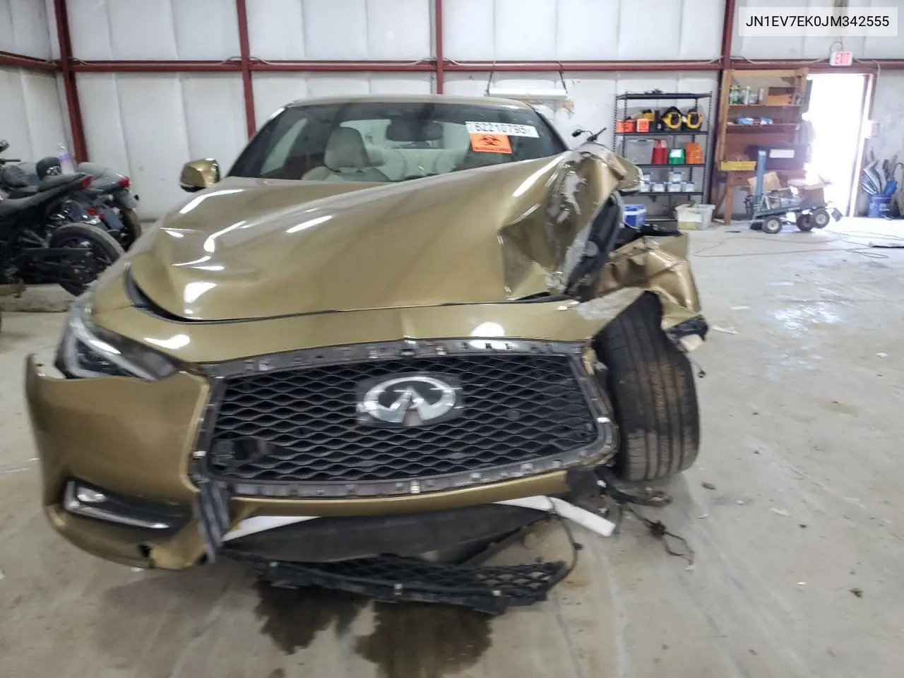 2018 Infiniti Q60 Luxe 300 VIN: JN1EV7EK0JM342555 Lot: 62210795