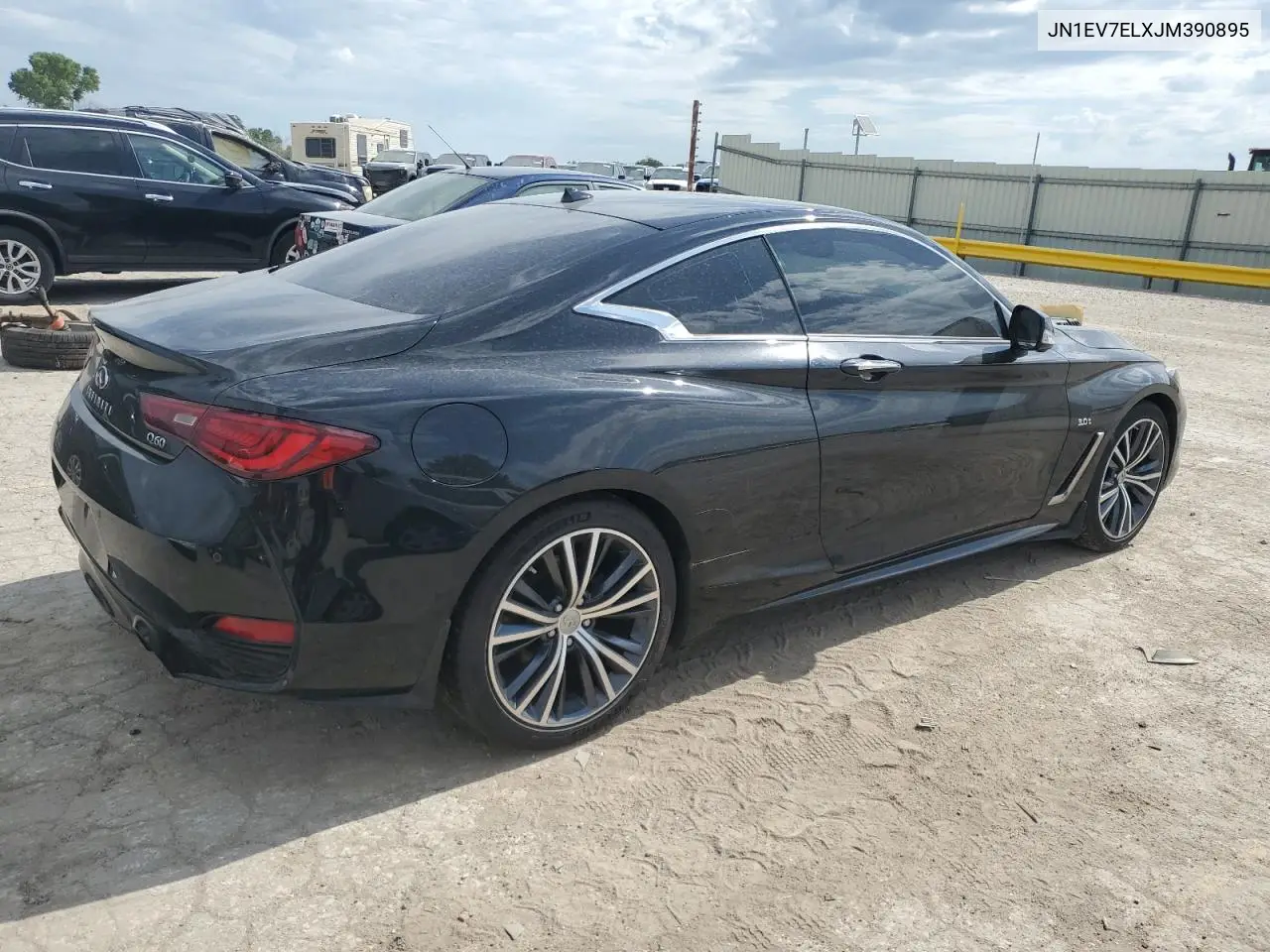 2018 Infiniti Q60 Luxe 300 VIN: JN1EV7ELXJM390895 Lot: 62642745