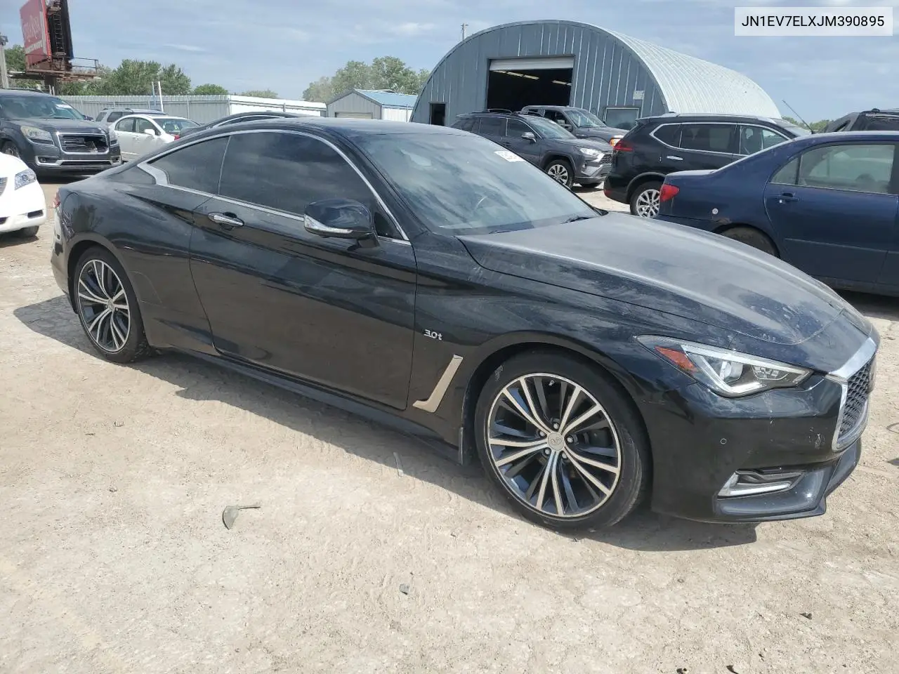 2018 Infiniti Q60 Luxe 300 VIN: JN1EV7ELXJM390895 Lot: 62642745