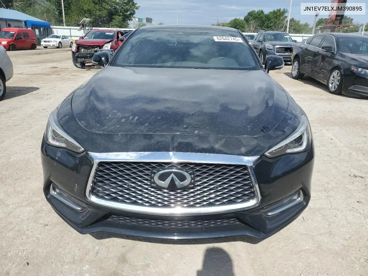 2018 Infiniti Q60 Luxe 300 VIN: JN1EV7ELXJM390895 Lot: 62642745