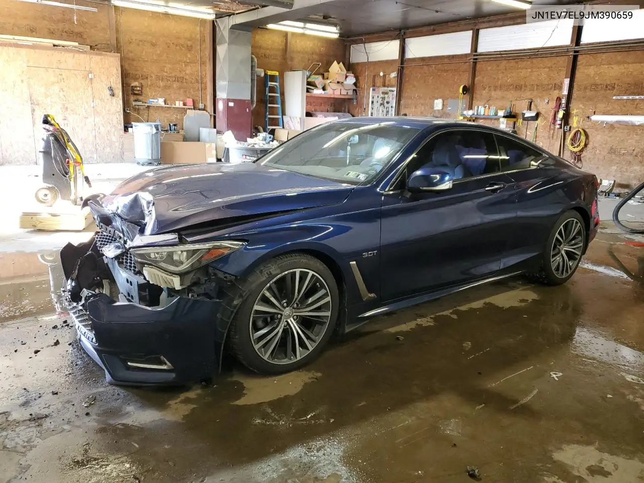 2018 Infiniti Q60 Luxe 300 VIN: JN1EV7EL9JM390659 Lot: 62937225