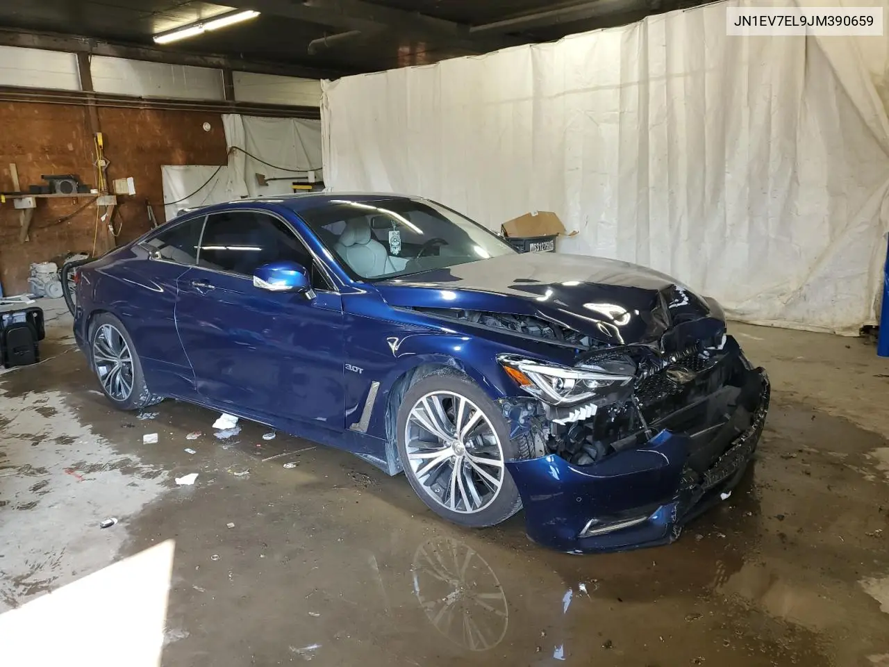 2018 Infiniti Q60 Luxe 300 VIN: JN1EV7EL9JM390659 Lot: 62937225