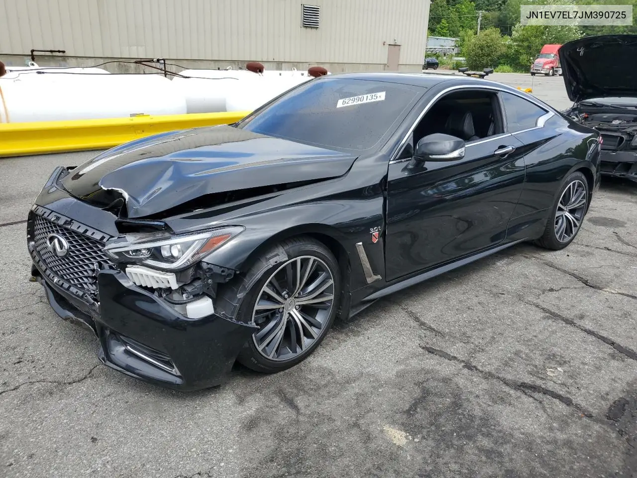 2018 Infiniti Q60 Luxe 300 VIN: JN1EV7EL7JM390725 Lot: 62990135
