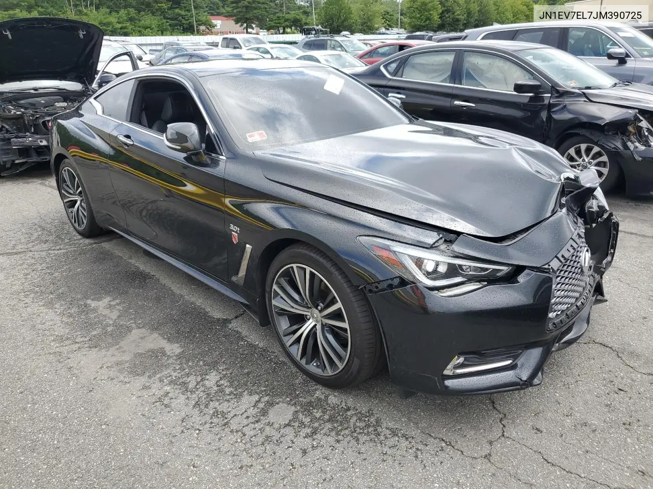 2018 Infiniti Q60 Luxe 300 VIN: JN1EV7EL7JM390725 Lot: 62990135