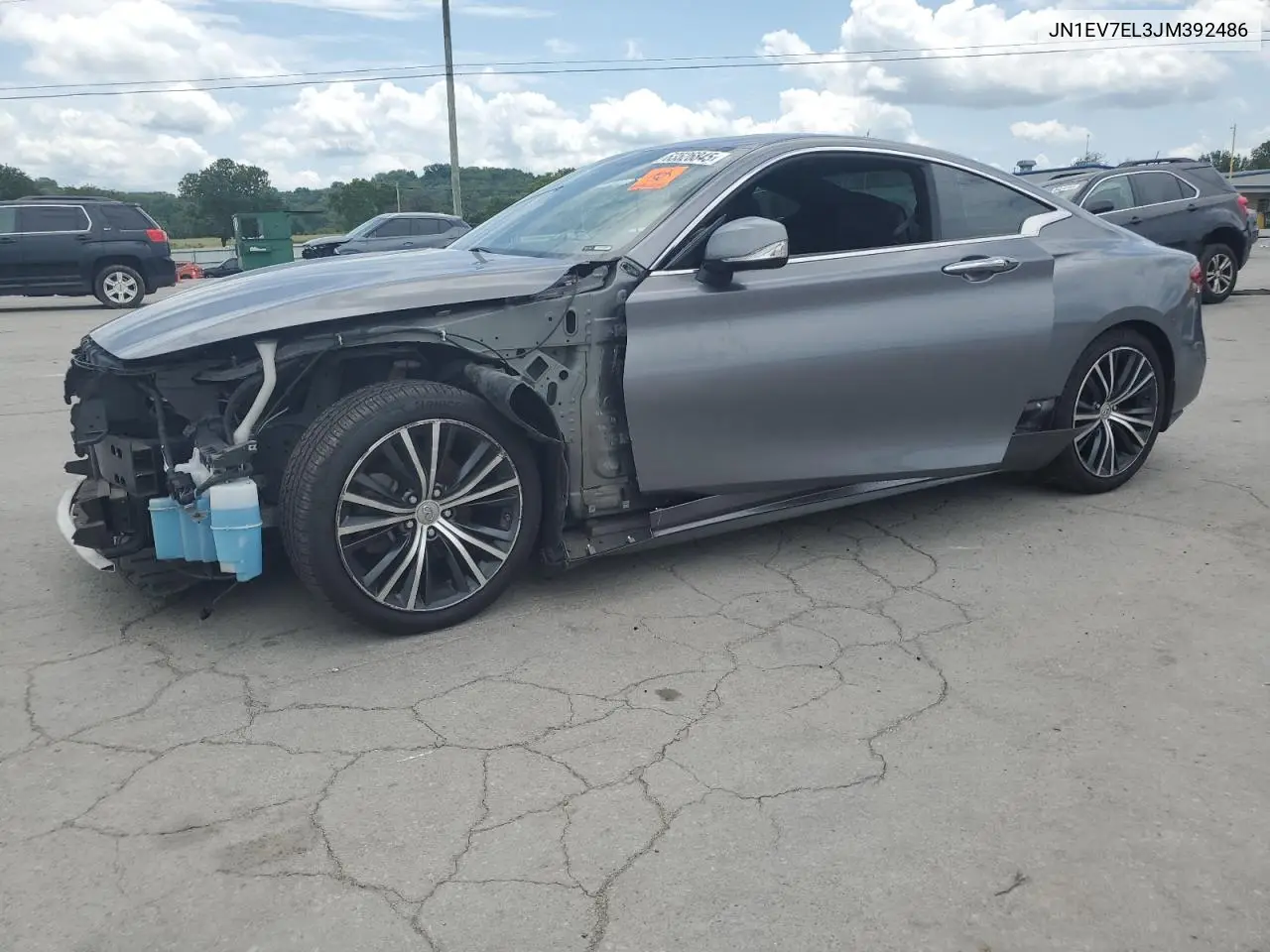 2018 Infiniti Q60 Luxe 300 VIN: JN1EV7EL3JM392486 Lot: 63526845