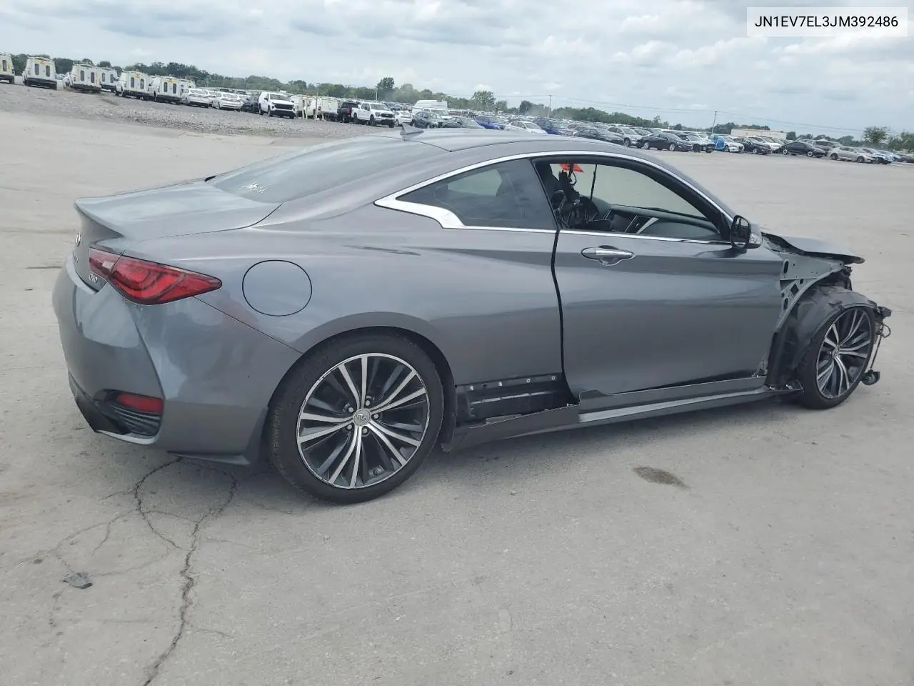 2018 Infiniti Q60 Luxe 300 VIN: JN1EV7EL3JM392486 Lot: 63526845