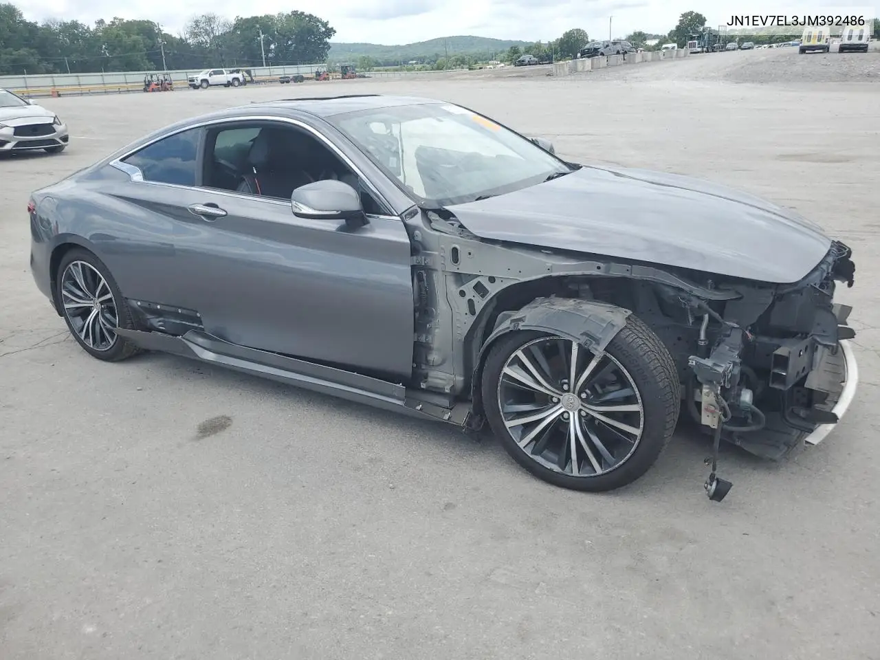 2018 Infiniti Q60 Luxe 300 VIN: JN1EV7EL3JM392486 Lot: 63526845