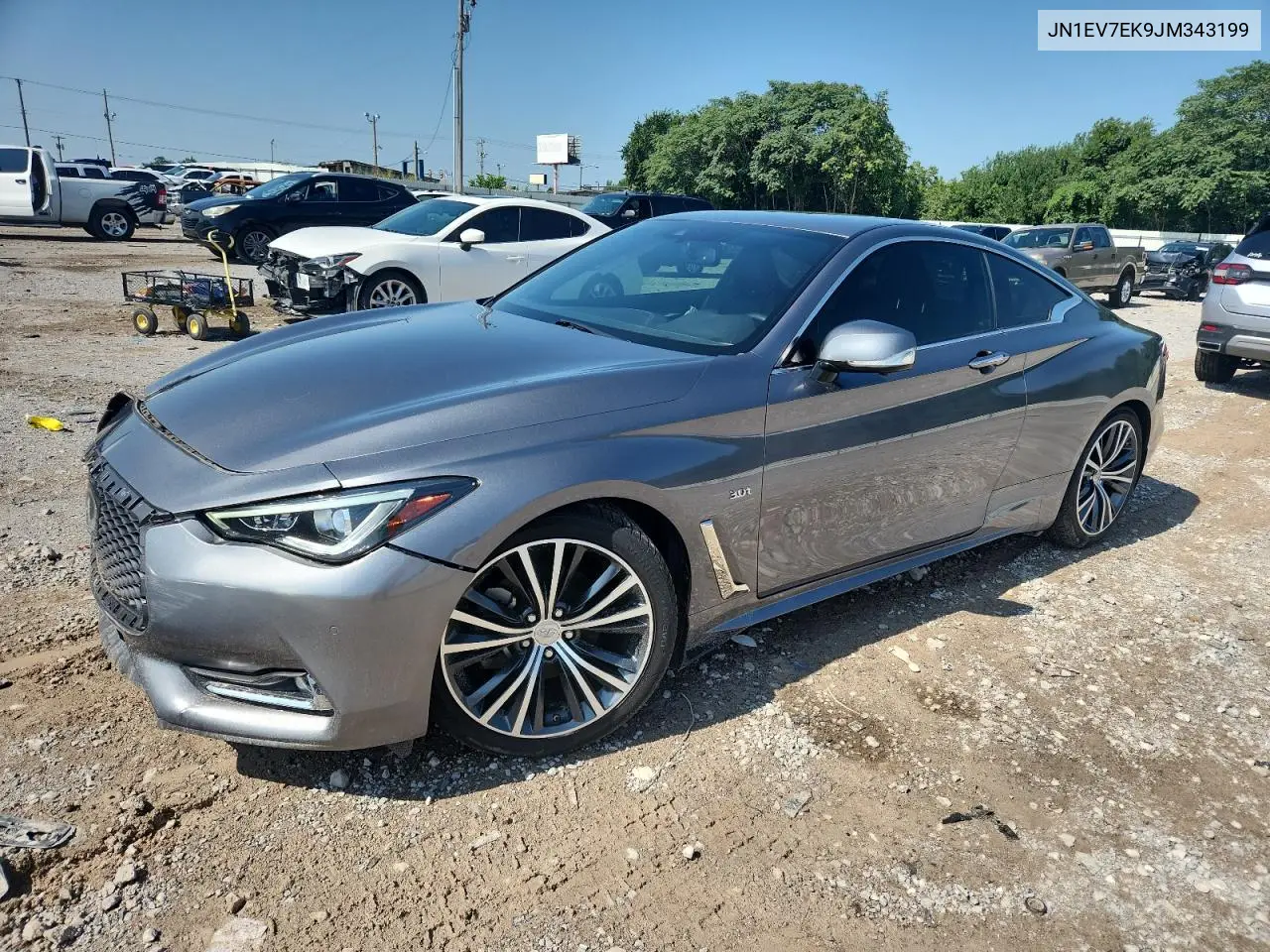 2018 Infiniti Q60 Luxe 300 VIN: JN1EV7EK9JM343199 Lot: 63689935
