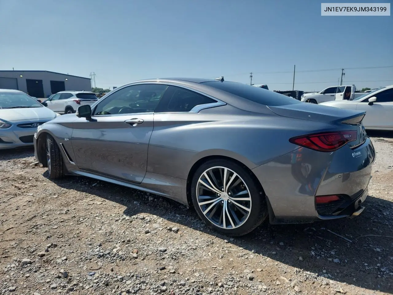 2018 Infiniti Q60 Luxe 300 VIN: JN1EV7EK9JM343199 Lot: 63689935