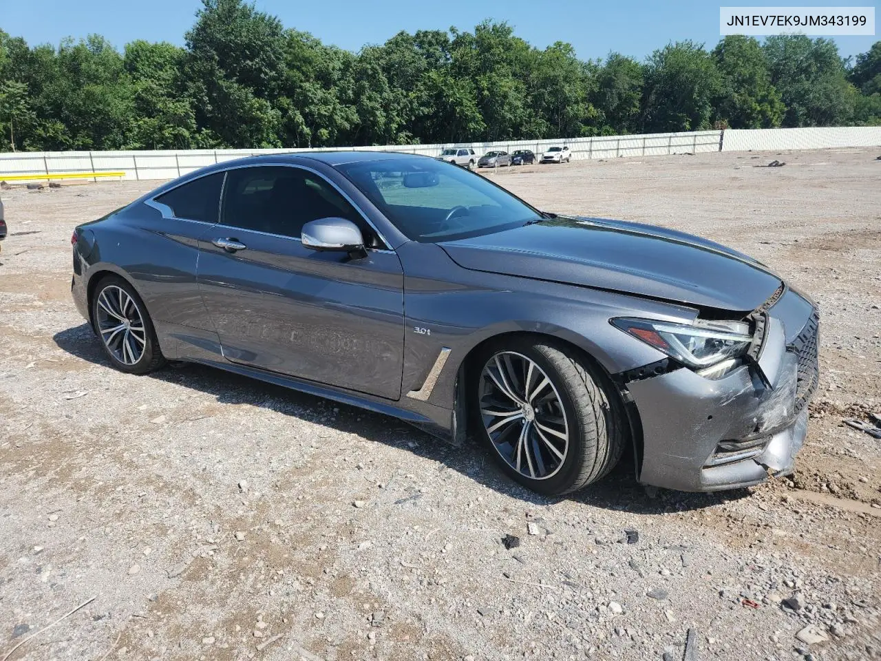 2018 Infiniti Q60 Luxe 300 VIN: JN1EV7EK9JM343199 Lot: 63689935