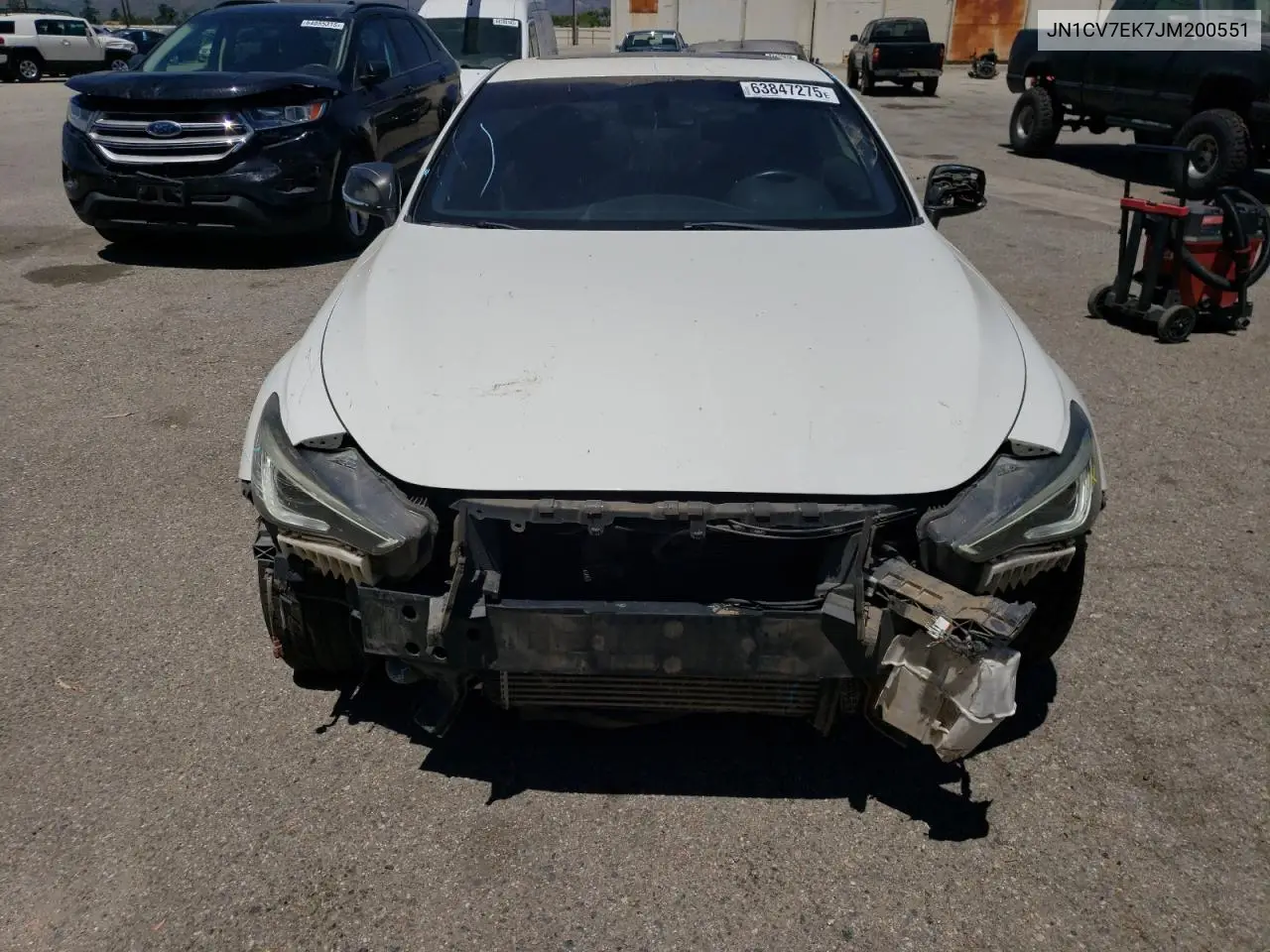 2018 Infiniti Q60 Pure VIN: JN1CV7EK7JM200551 Lot: 63847275