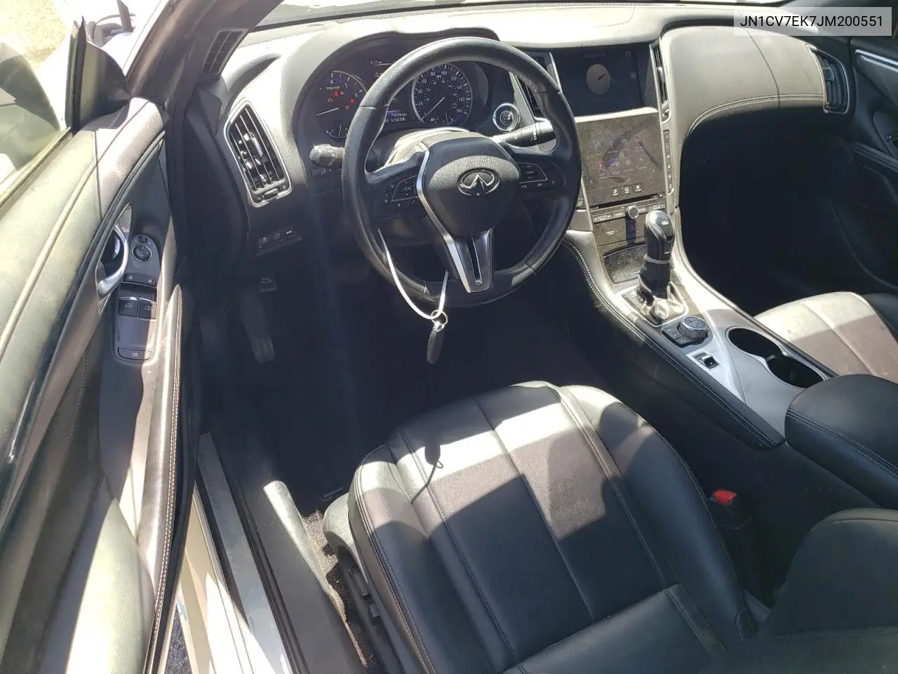 2018 Infiniti Q60 Pure VIN: JN1CV7EK7JM200551 Lot: 63847275