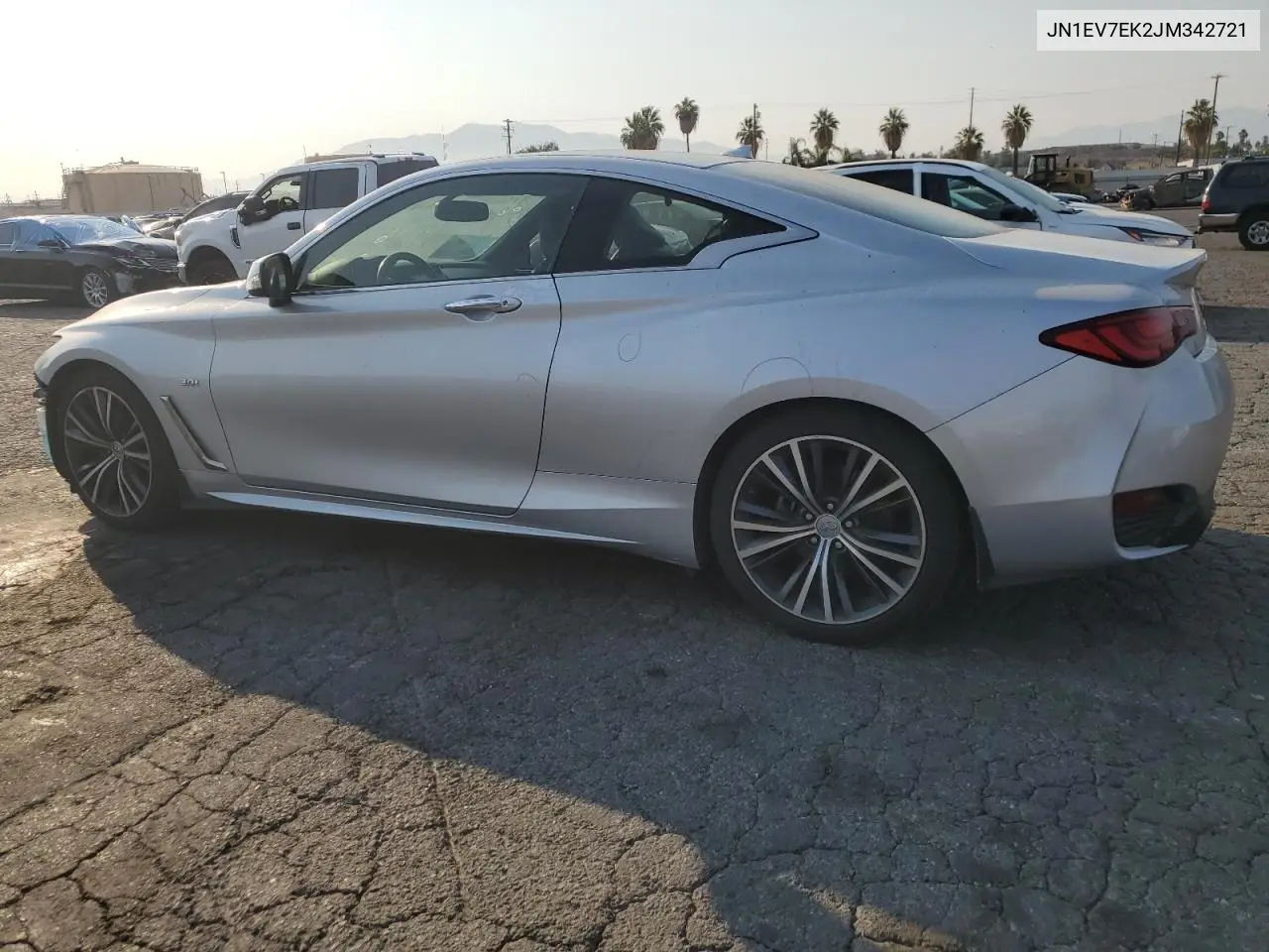 2018 Infiniti Q60 Luxe 300 VIN: JN1EV7EK2JM342721 Lot: 63873575