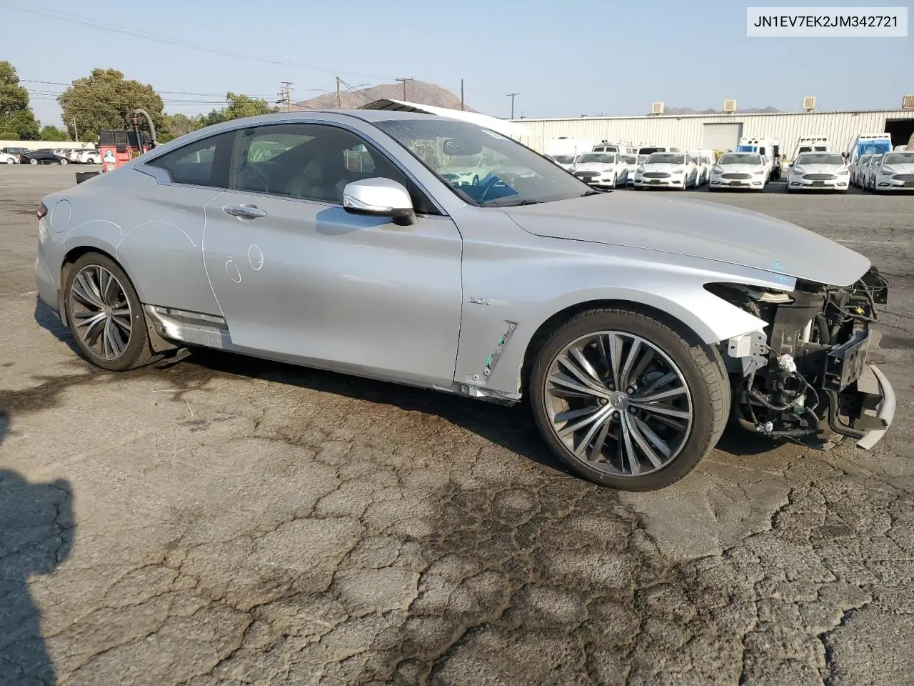 2018 Infiniti Q60 Luxe 300 VIN: JN1EV7EK2JM342721 Lot: 63873575