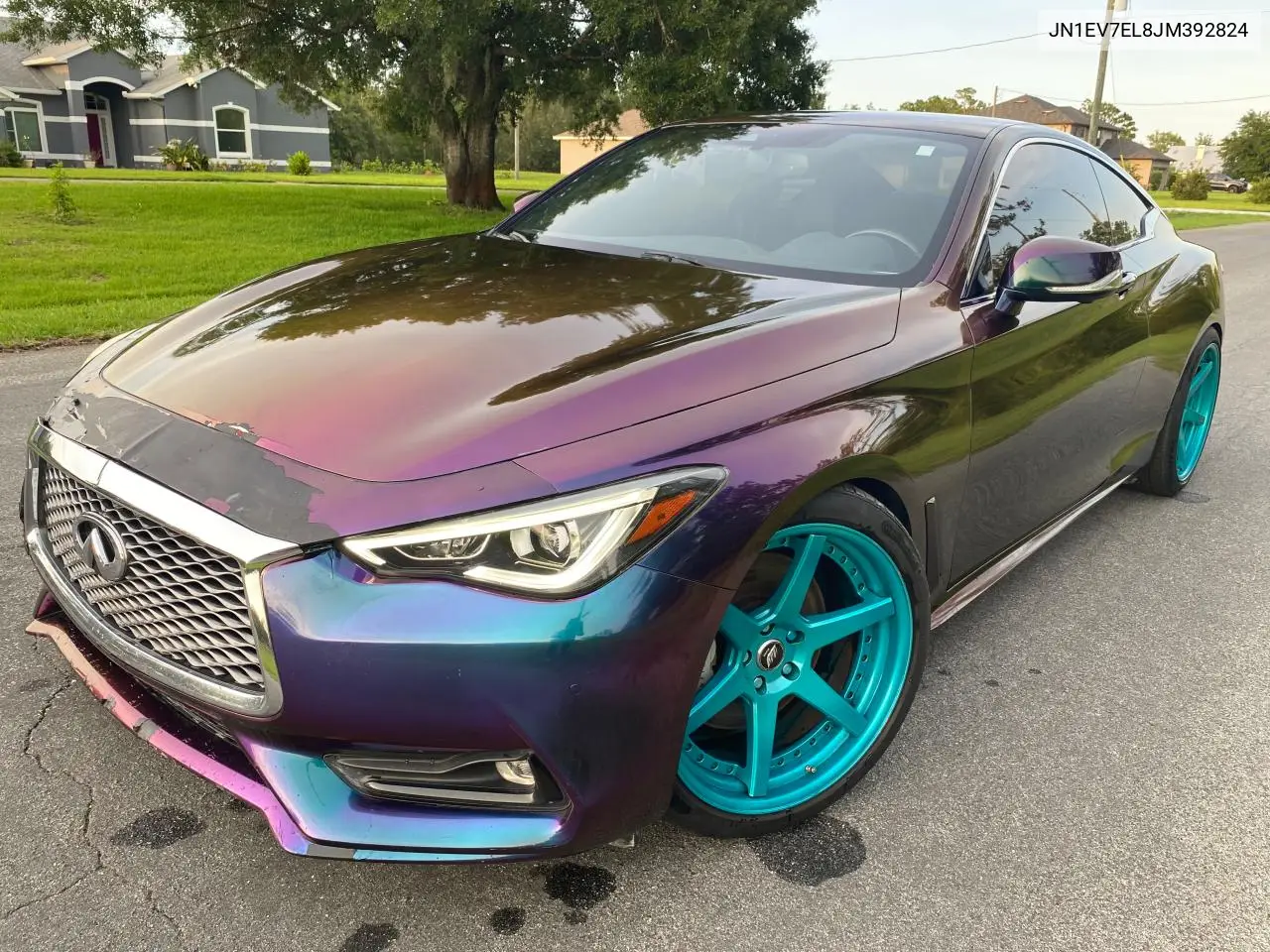 2018 Infiniti Q60 Luxe 300 VIN: JN1EV7EL8JM392824 Lot: 63905525