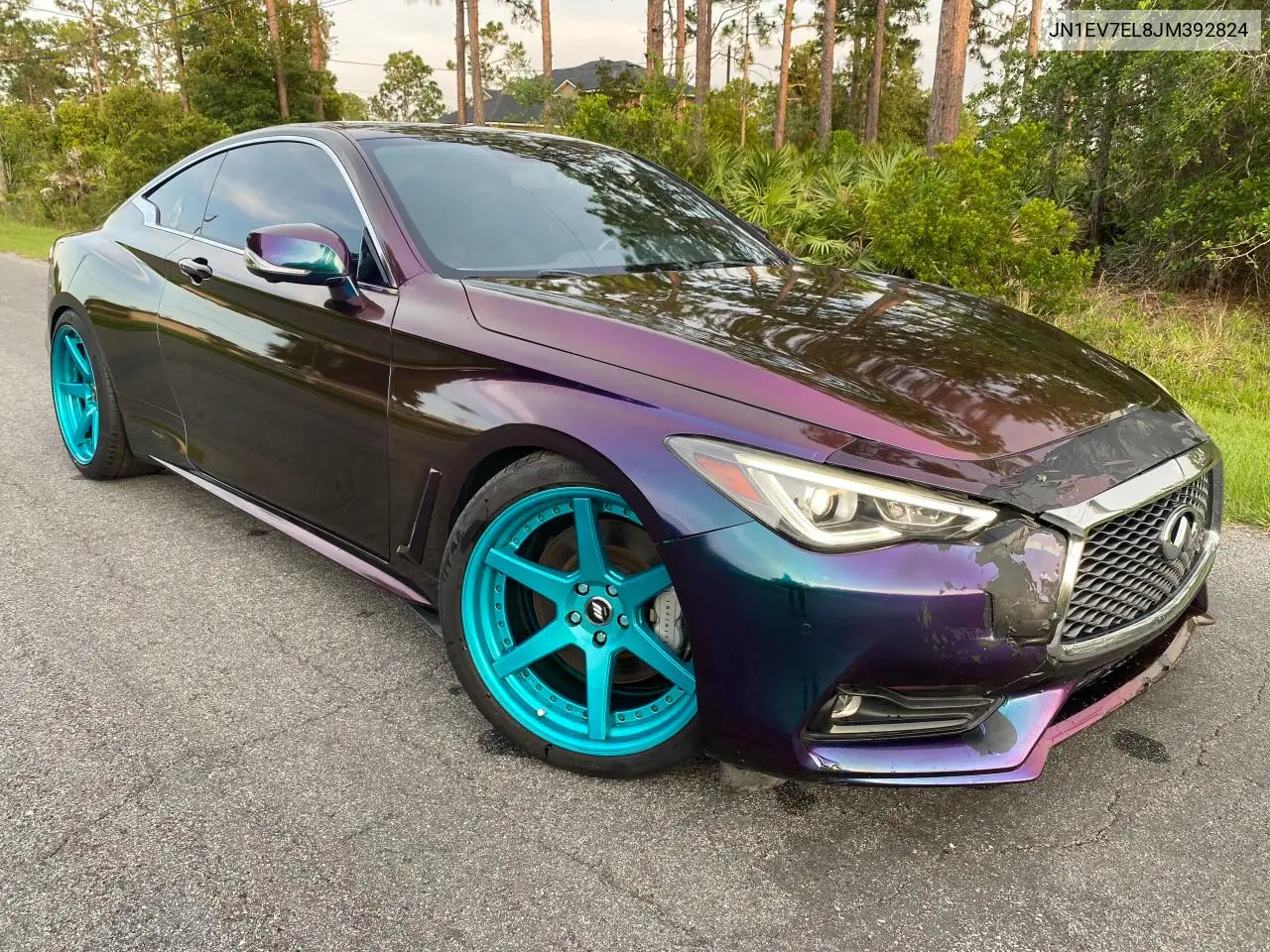 2018 Infiniti Q60 Luxe 300 VIN: JN1EV7EL8JM392824 Lot: 63905525