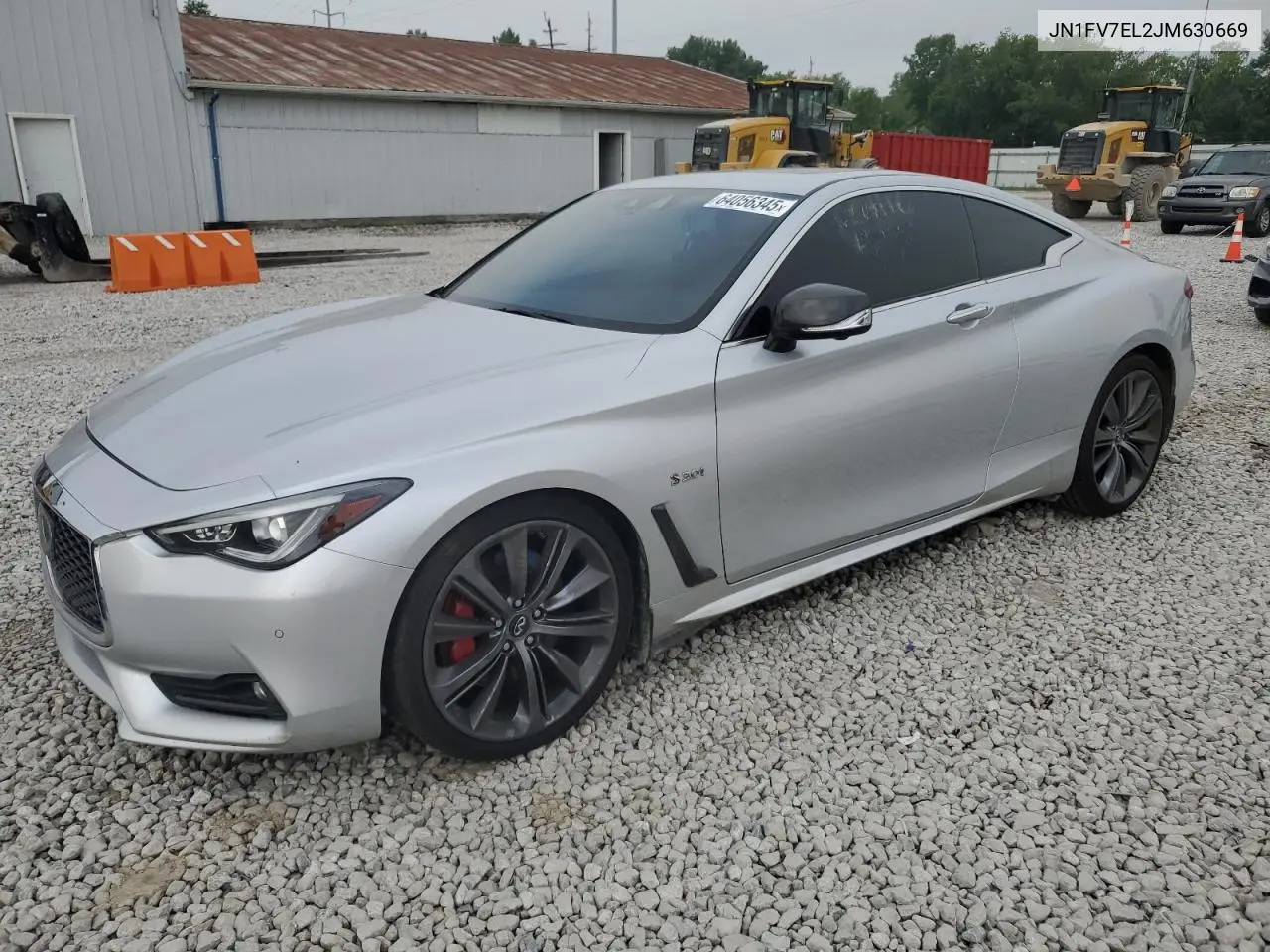 2018 Infiniti Q60 Red Sport 400 VIN: JN1FV7EL2JM630669 Lot: 64056345