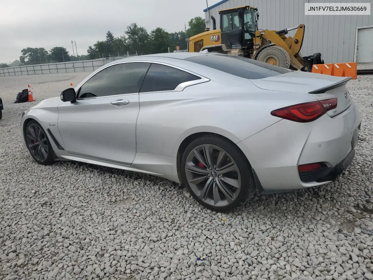 2018 Infiniti Q60 Red Sport 400 VIN: JN1FV7EL2JM630669 Lot: 64056345