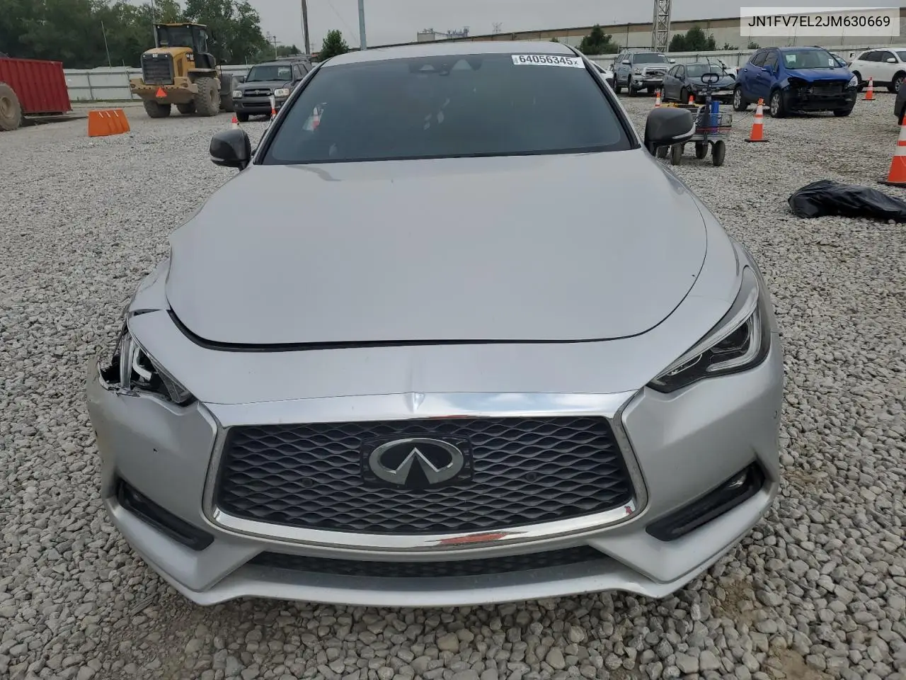 2018 Infiniti Q60 Red Sport 400 VIN: JN1FV7EL2JM630669 Lot: 64056345
