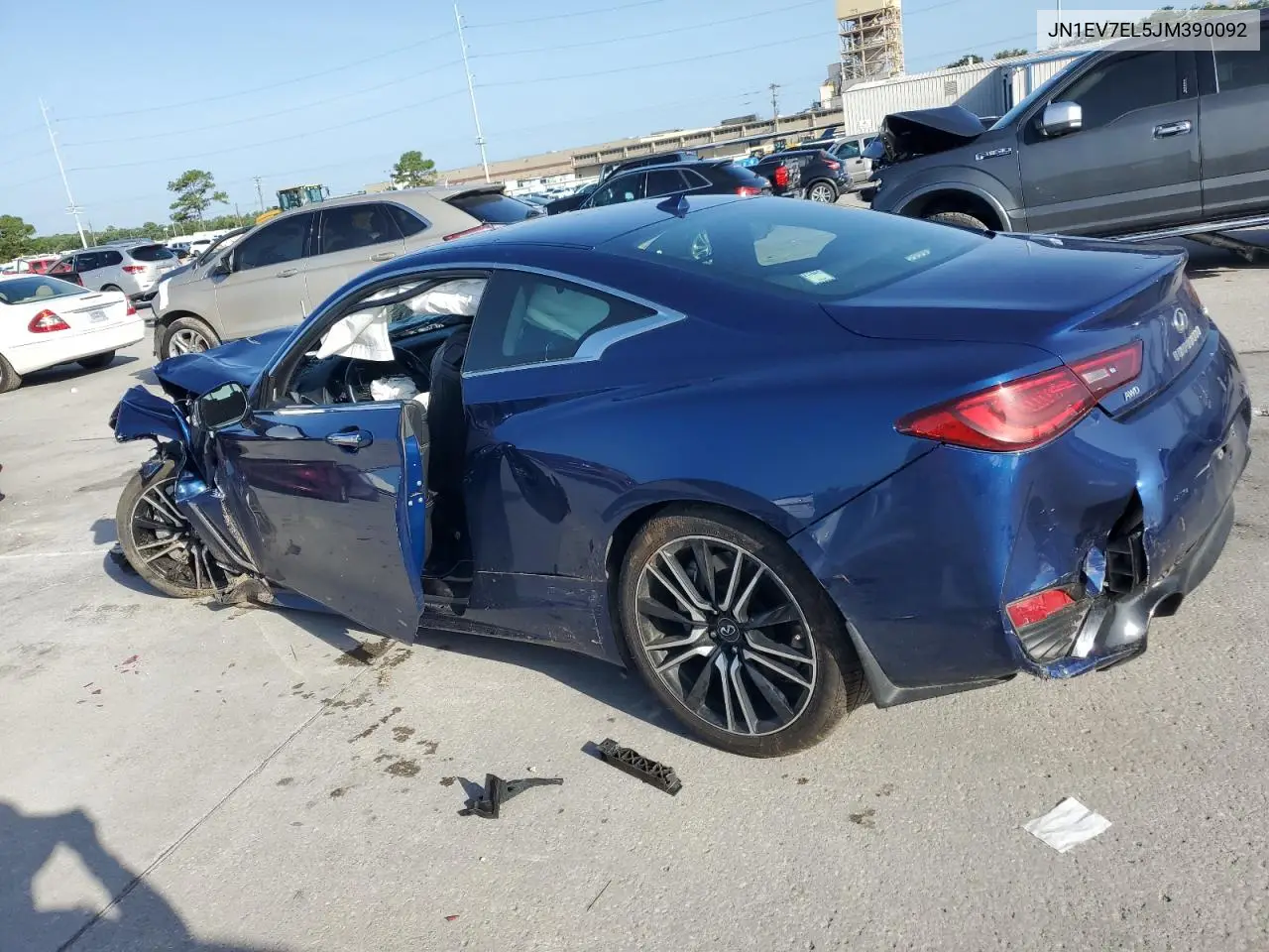 2018 Infiniti Q60 Luxe 300 VIN: JN1EV7EL5JM390092 Lot: 64244165