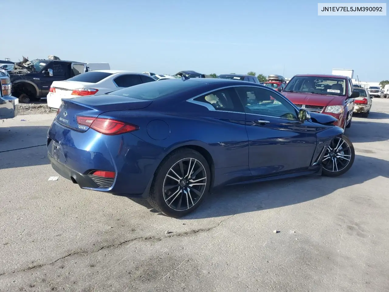2018 Infiniti Q60 Luxe 300 VIN: JN1EV7EL5JM390092 Lot: 64244165