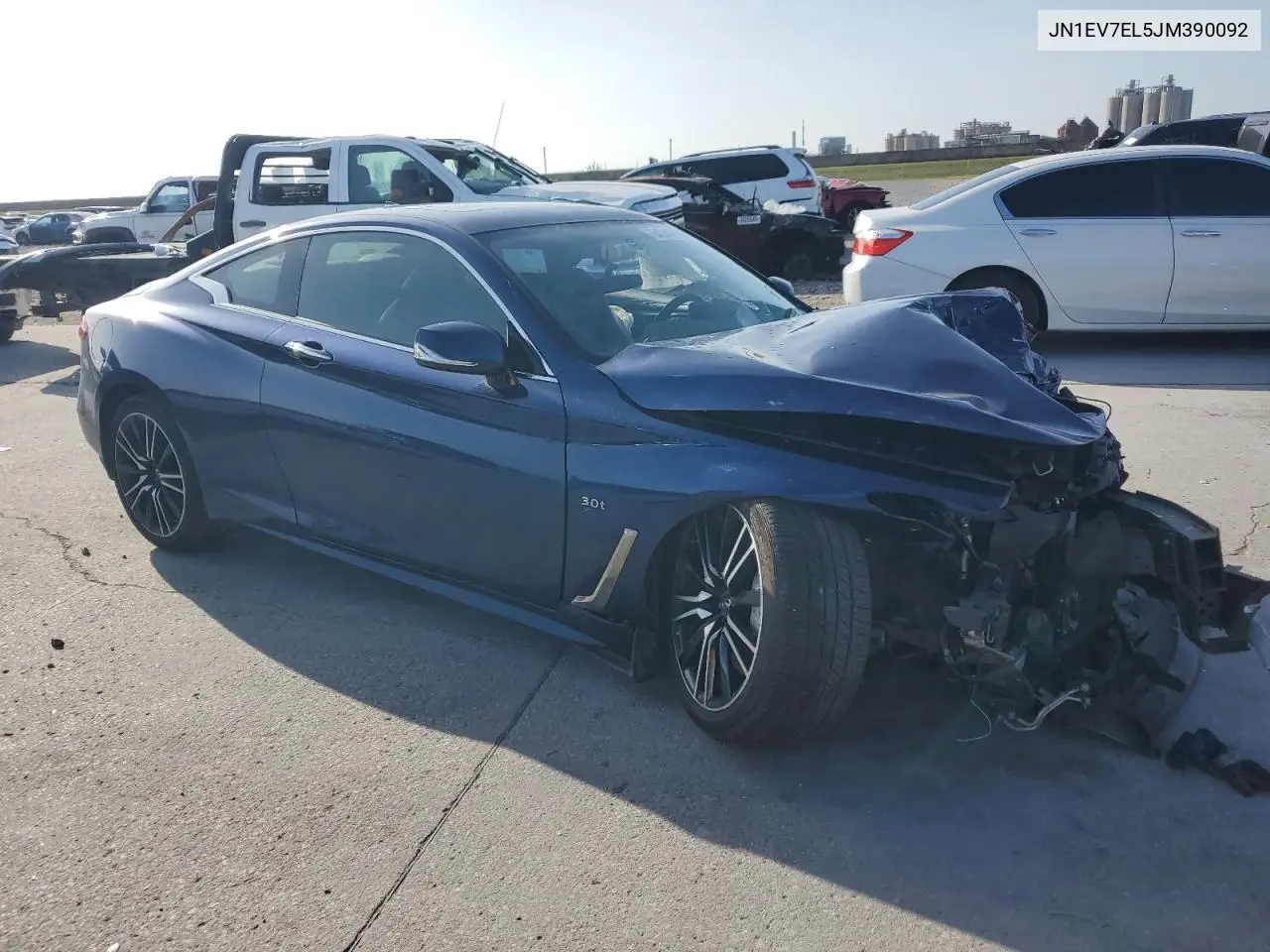 2018 Infiniti Q60 Luxe 300 VIN: JN1EV7EL5JM390092 Lot: 64244165