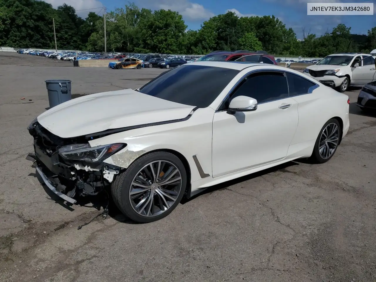 2018 Infiniti Q60 Luxe 300 VIN: JN1EV7EK3JM342680 Lot: 64485785