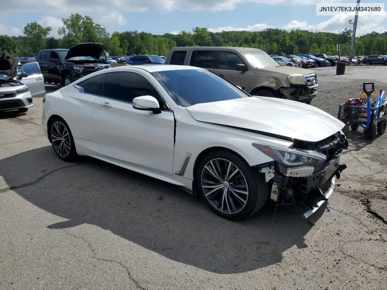 2018 Infiniti Q60 Luxe 300 VIN: JN1EV7EK3JM342680 Lot: 64485785