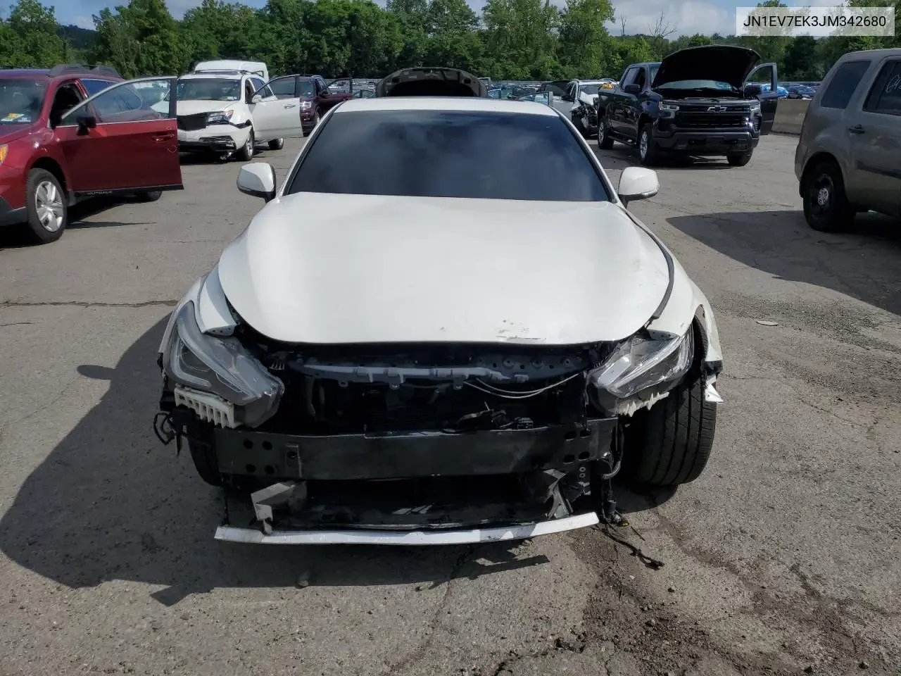 2018 Infiniti Q60 Luxe 300 VIN: JN1EV7EK3JM342680 Lot: 64485785