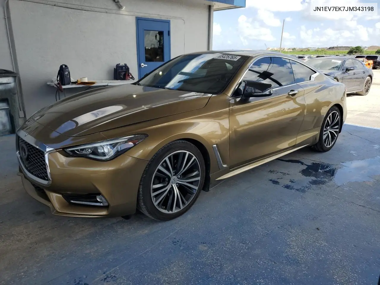 2018 Infiniti Q60 Luxe 300 VIN: JN1EV7EK7JM343198 Lot: 65425765