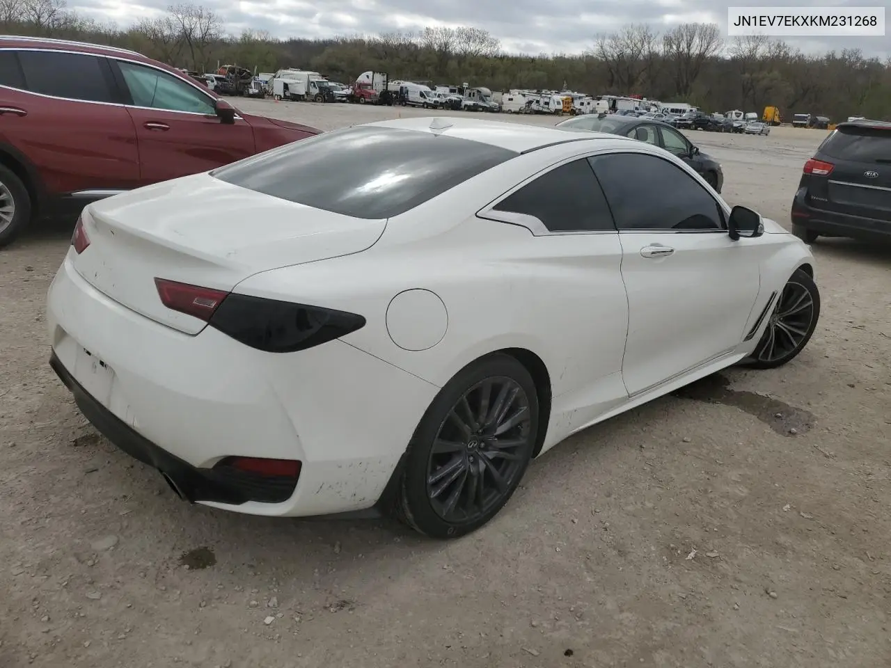 2019 Infiniti Q60 Pure VIN: JN1EV7EKXKM231268 Lot: 48976485