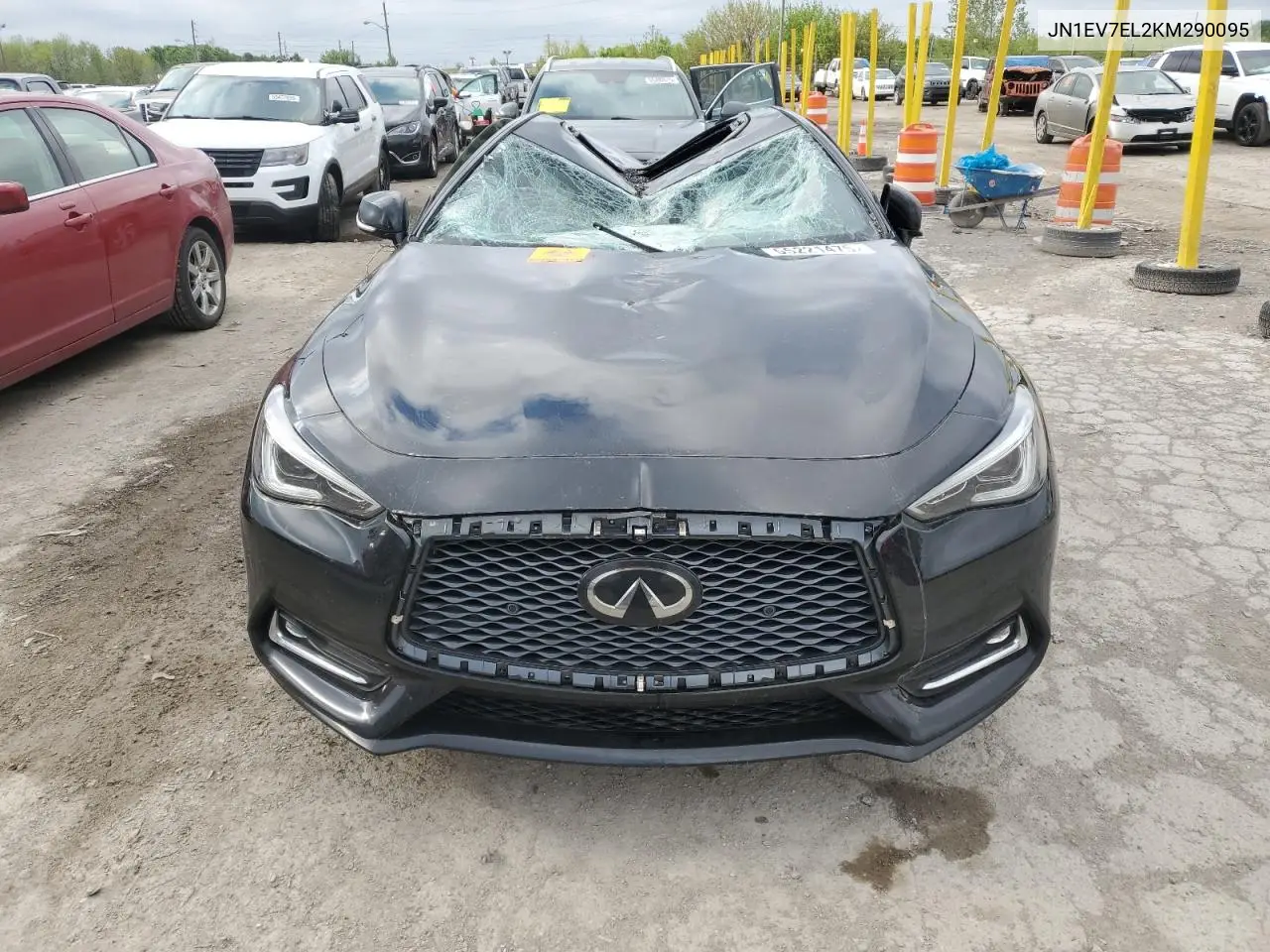 2019 Infiniti Q60 Pure VIN: JN1EV7EL2KM290095 Lot: 55221475