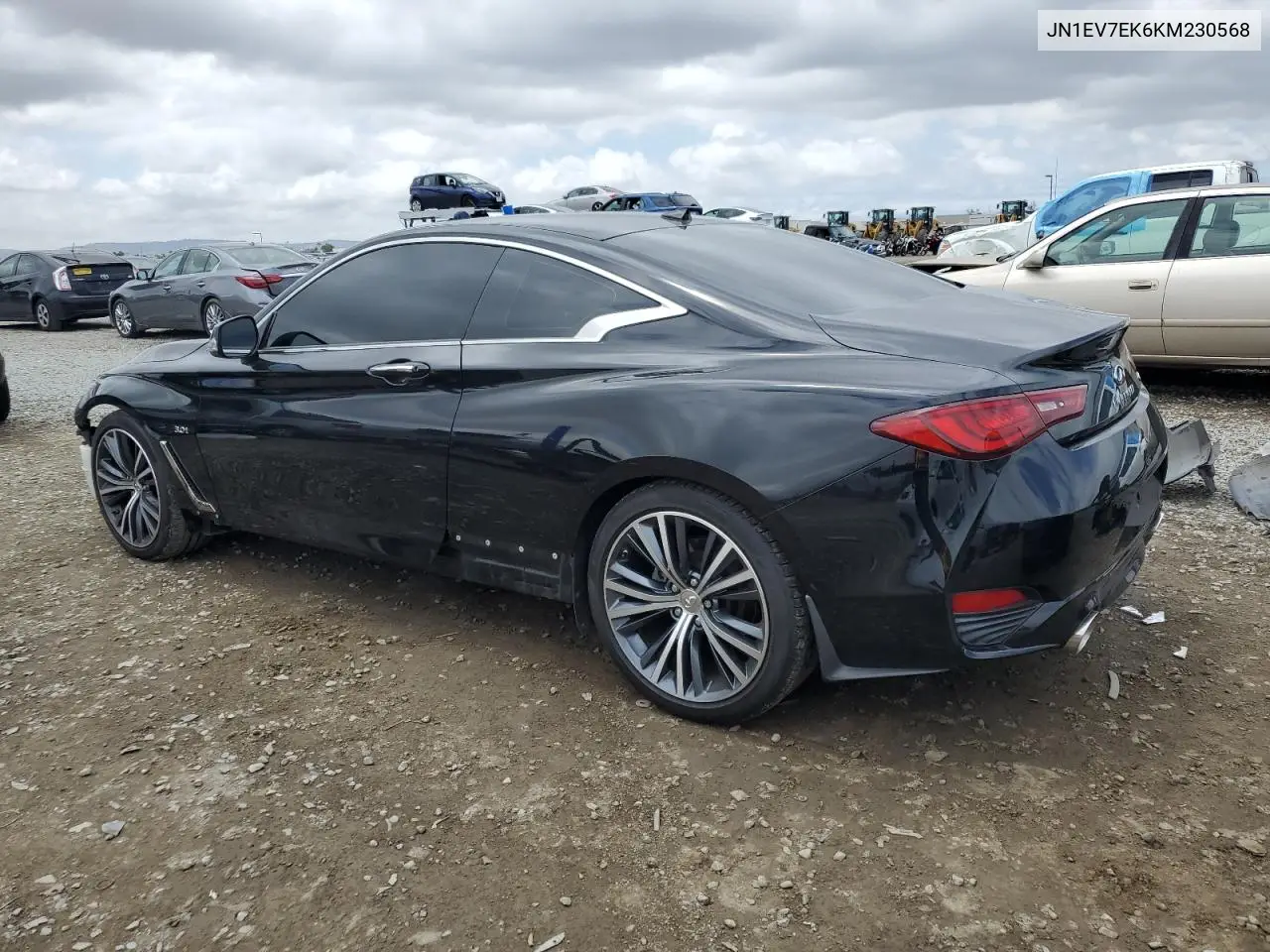 2019 Infiniti Q60 Pure VIN: JN1EV7EK6KM230568 Lot: 55646995