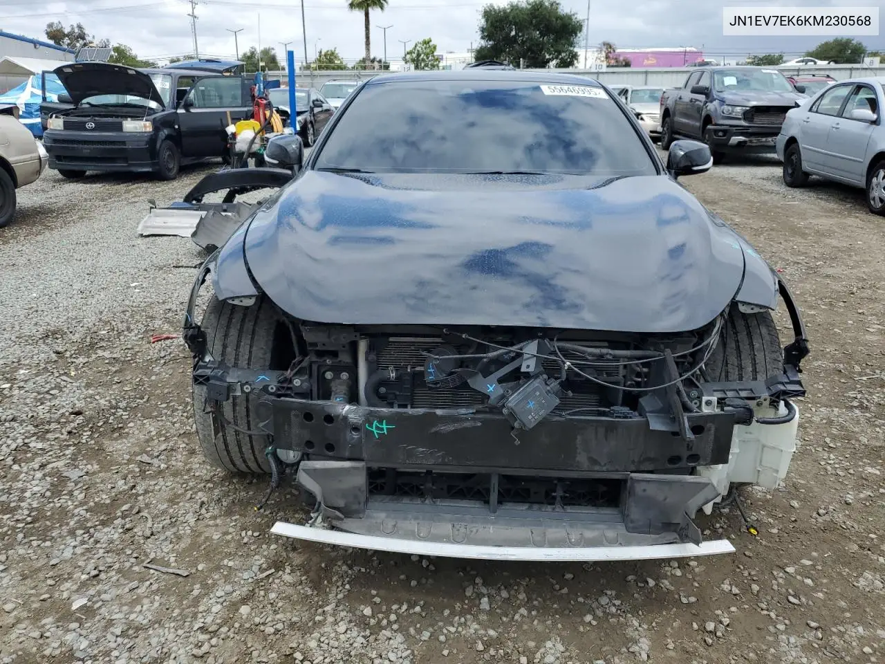 2019 Infiniti Q60 Pure VIN: JN1EV7EK6KM230568 Lot: 55646995