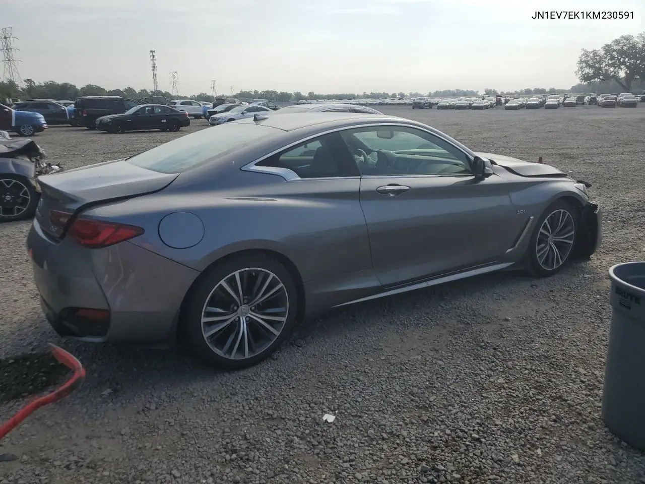 2019 Infiniti Q60 Pure VIN: JN1EV7EK1KM230591 Lot: 56387755