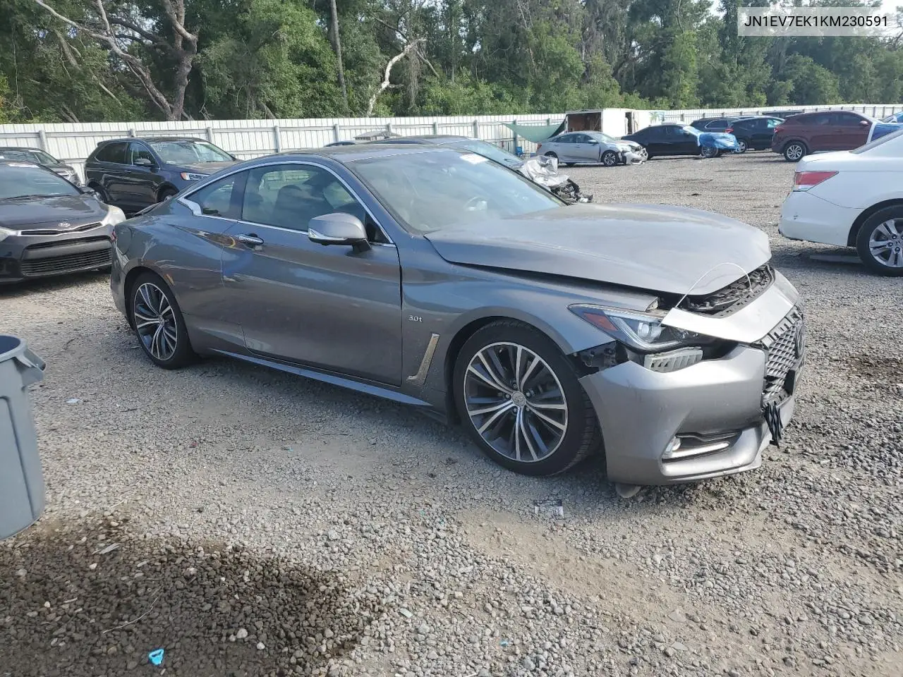 2019 Infiniti Q60 Pure VIN: JN1EV7EK1KM230591 Lot: 56387755